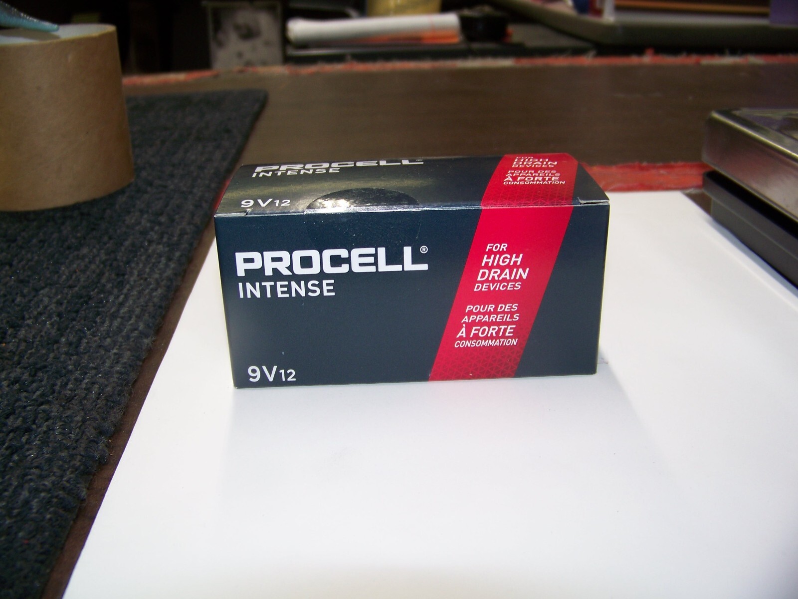 Lot of 12 Procell Alkaline Intense Power 9V Batteries PX1604 New