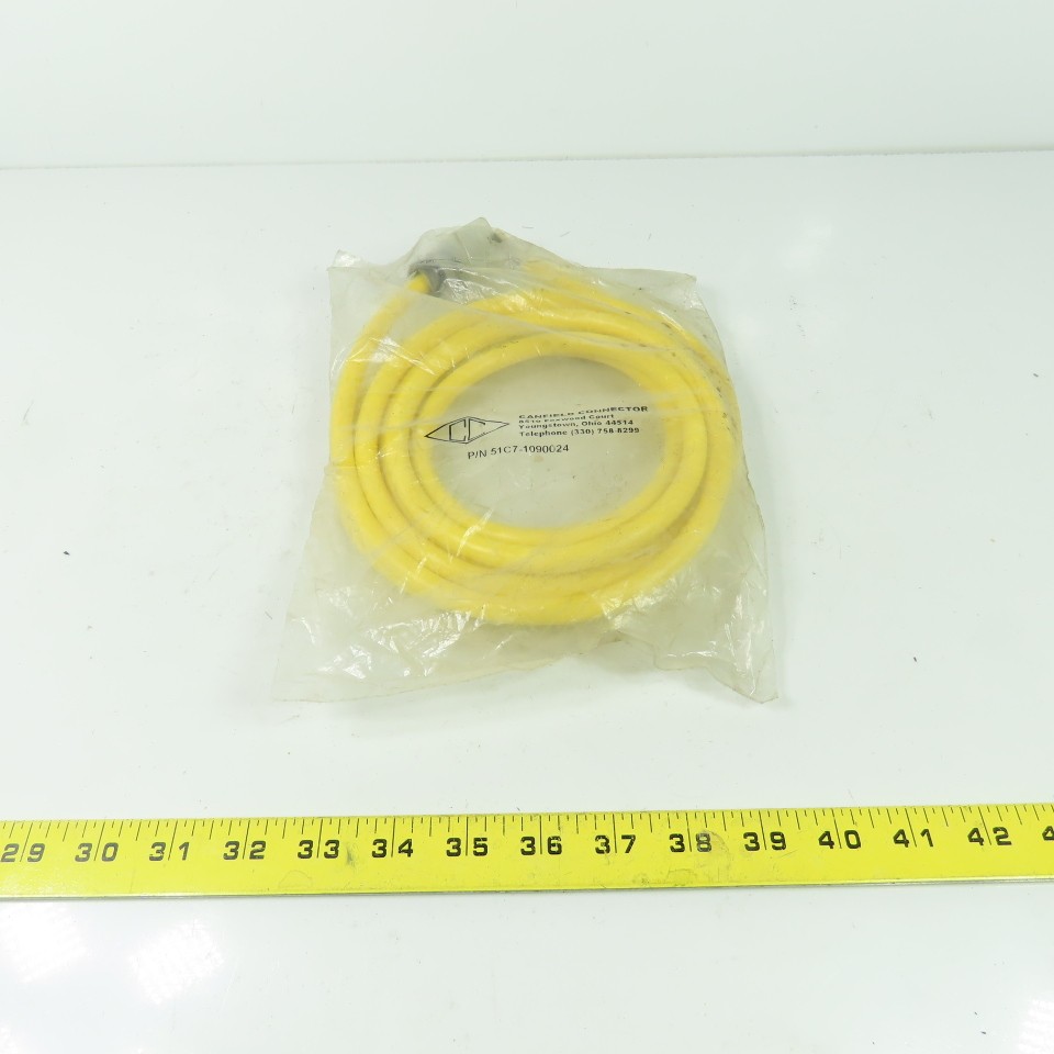 Canfield 51C7-1090024 Cordset Cable 120VDC 240VAC 3-Pin Female Plug