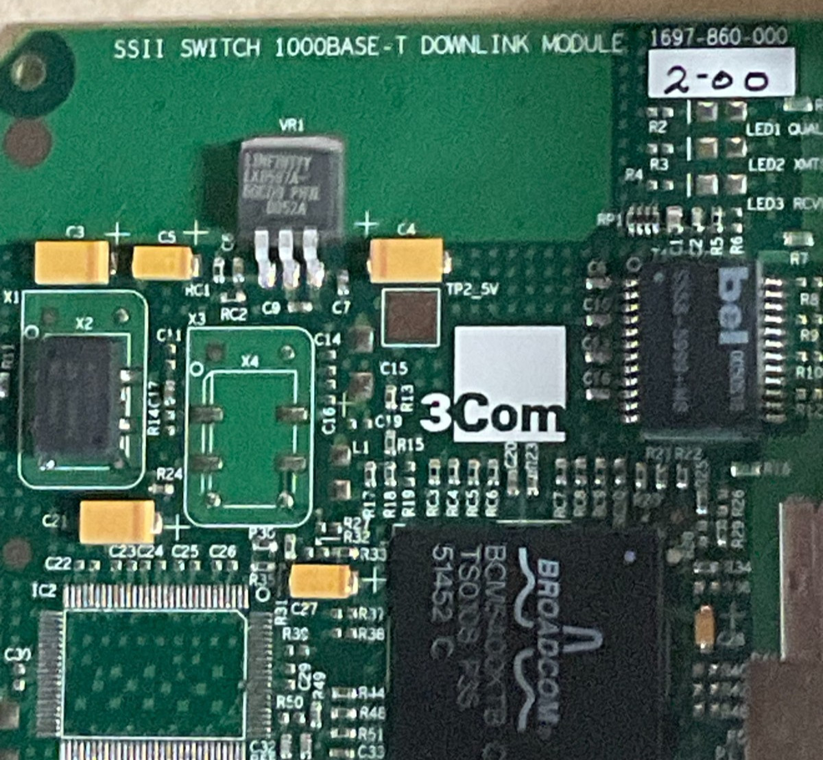 3Com 1697-061-000 SuperStack II 64 Bit Backplane-Used and Tested