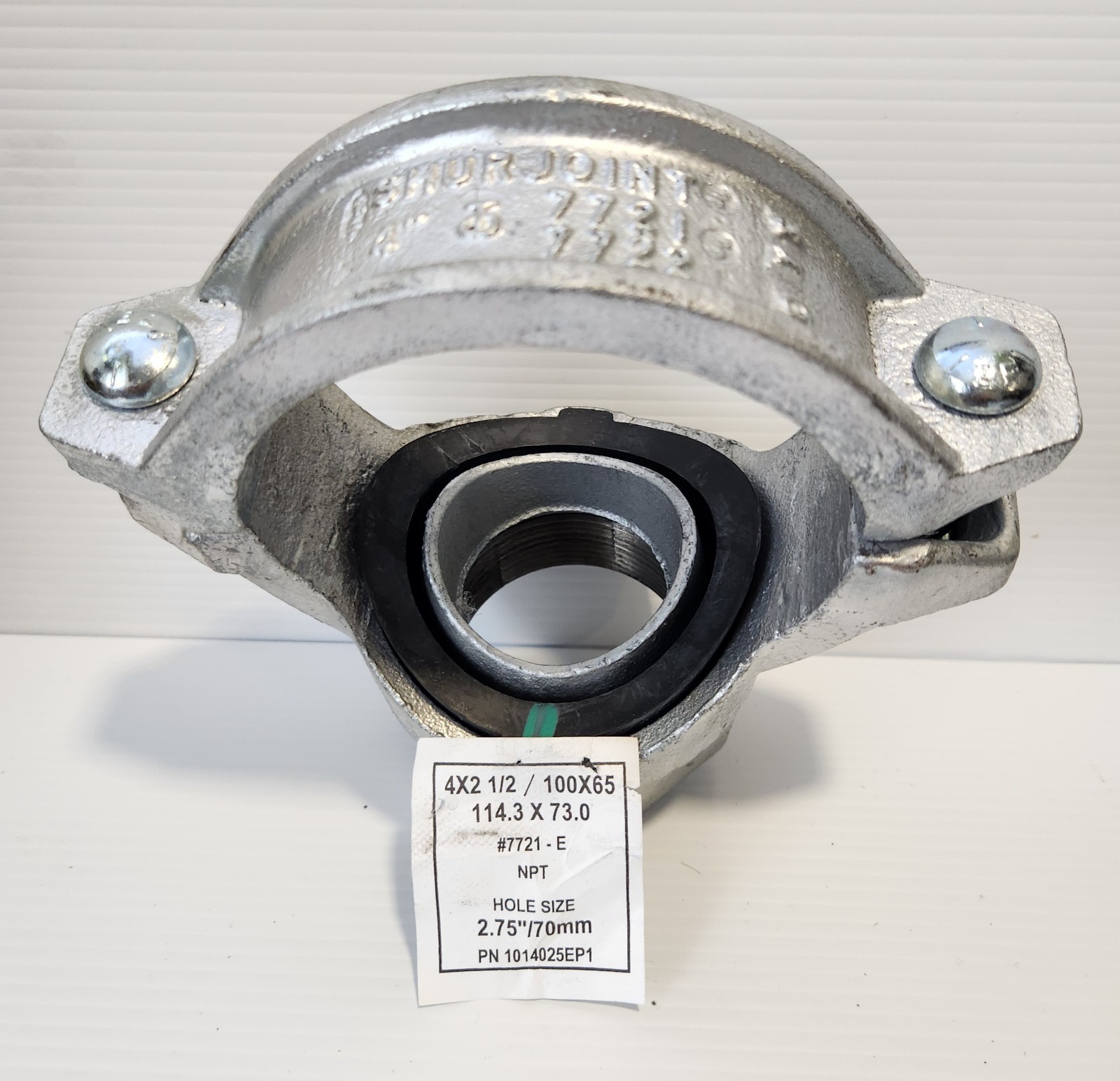 4″ X 2-1/2″ GALVANIZED MECHANICAL TEE MODEL: 7721 BRAND NEW ( ON SALE DAY)