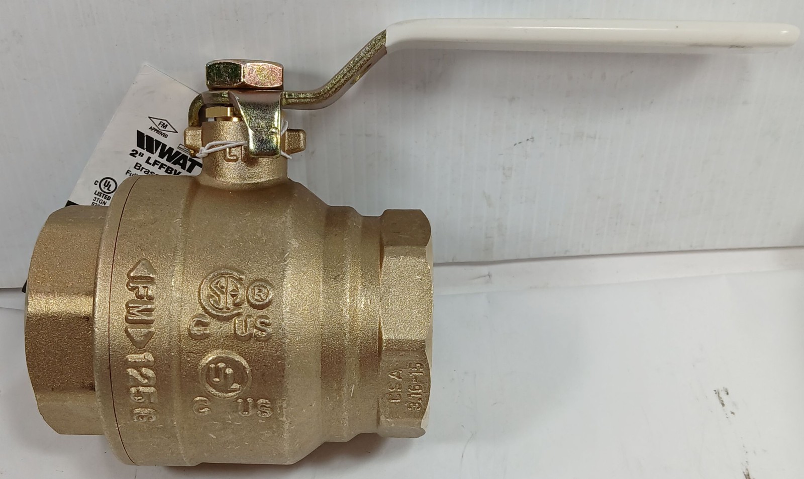 1 NEW WATTS LFFBV-3C-M1 600WOG 2” FULL PORT BRASS BALL VALVE NNB ***MAKE OFFER**