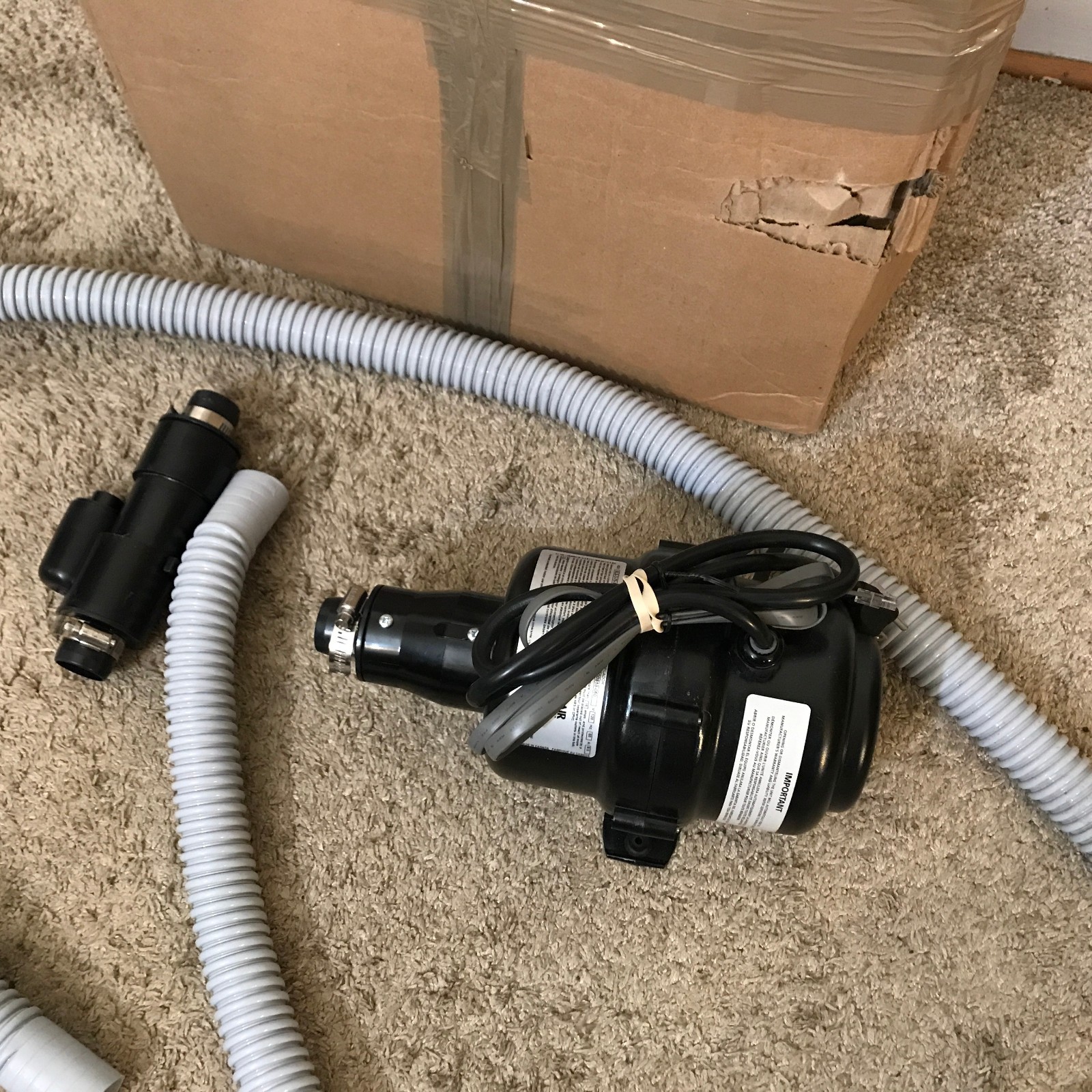 CG Air Systems Blower SLS-3-75-120/60A-N+CG01 120V 60hz 9.5a Plus Remote