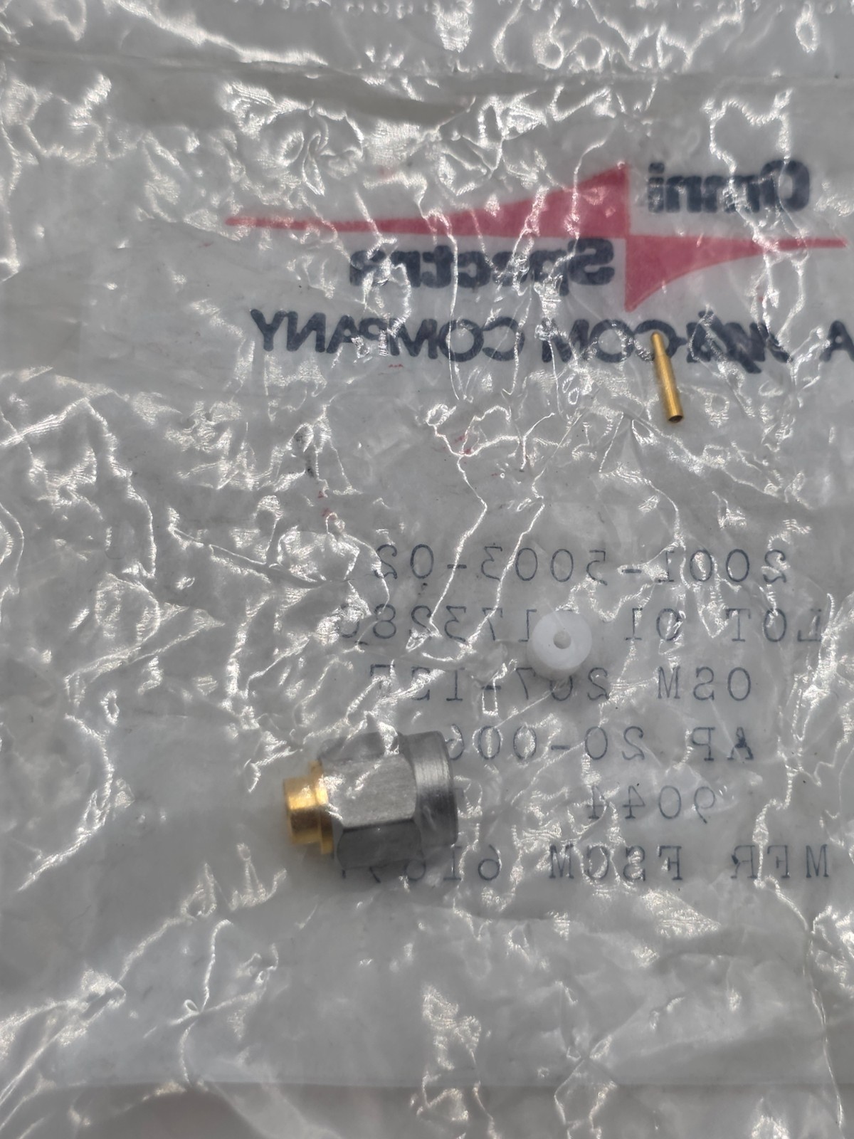 OMNI SPECTRA 2001-5003-02 CONNECTOR