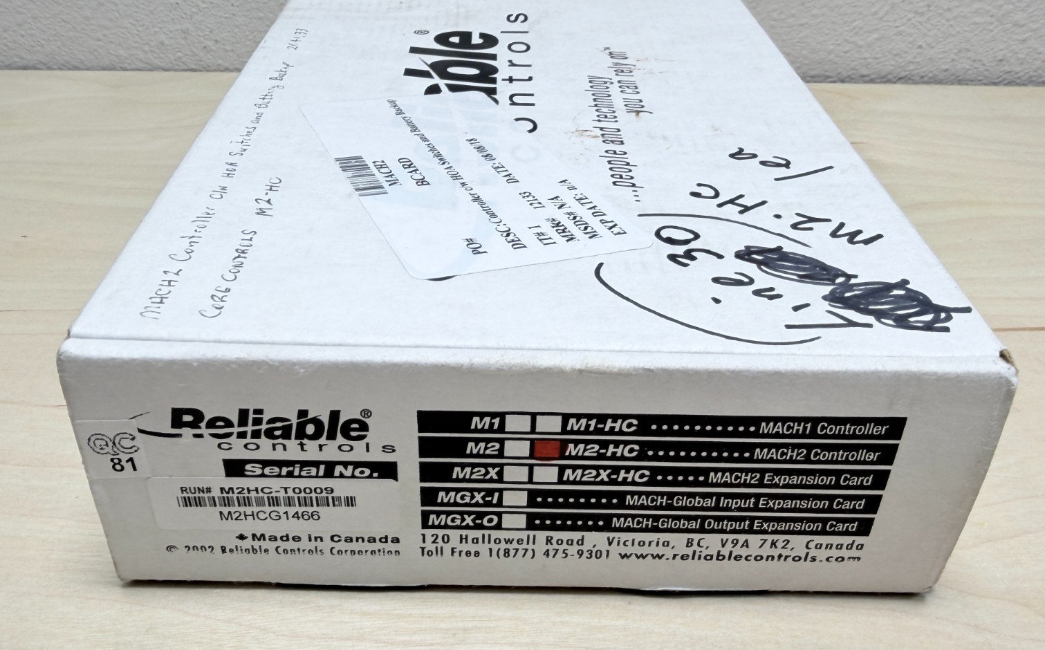 Reliable Controls M2HC-T0009 MACH2 Controller