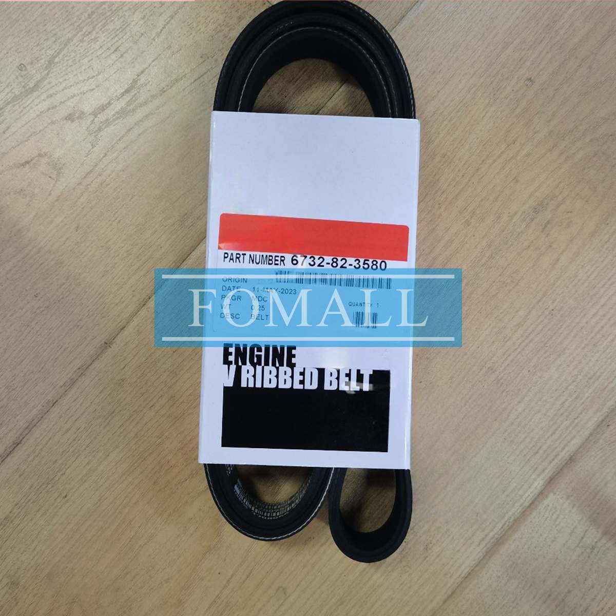 1Pcs New Fit For Excavator fan belt 6732-82-3580 6732823580