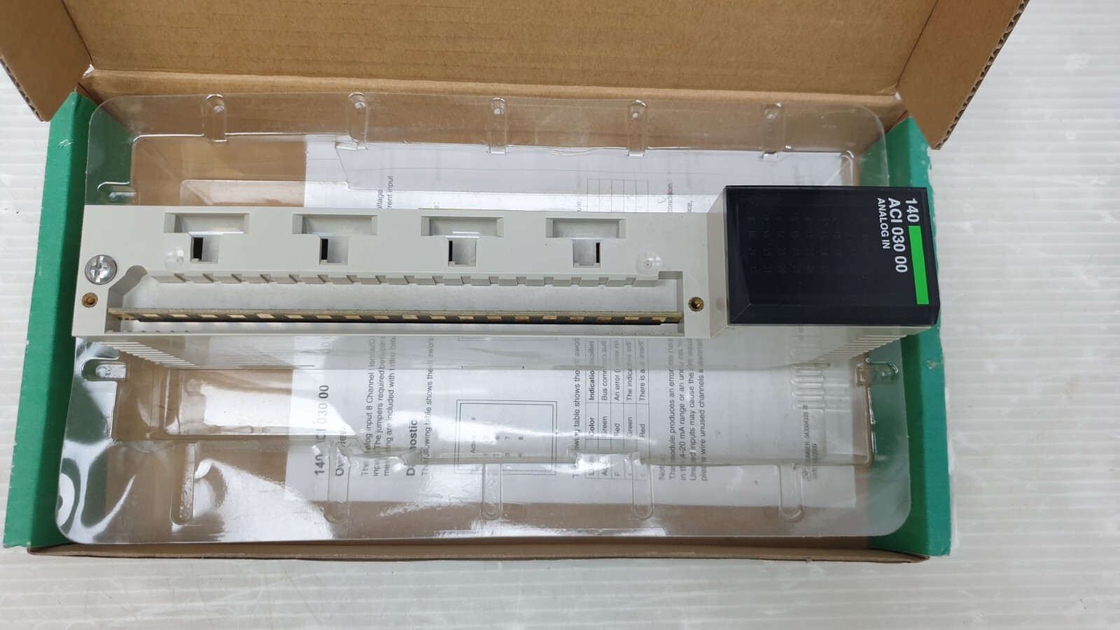 New Schneider Electric 140ACI03000 Modicon Quantum Analog Input 8-Ch