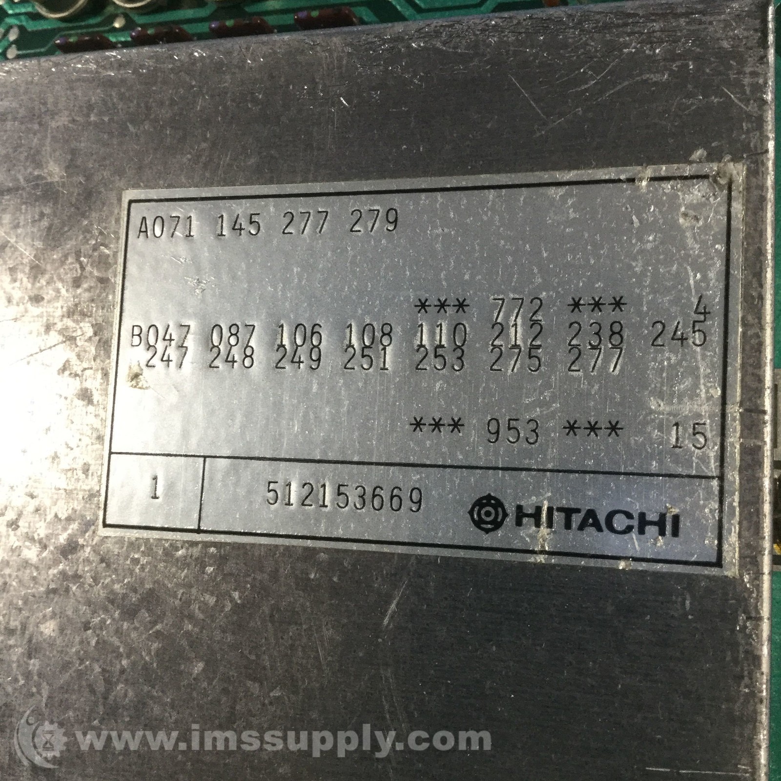 Hitachi A876-0001-0084 Memory Board 7486