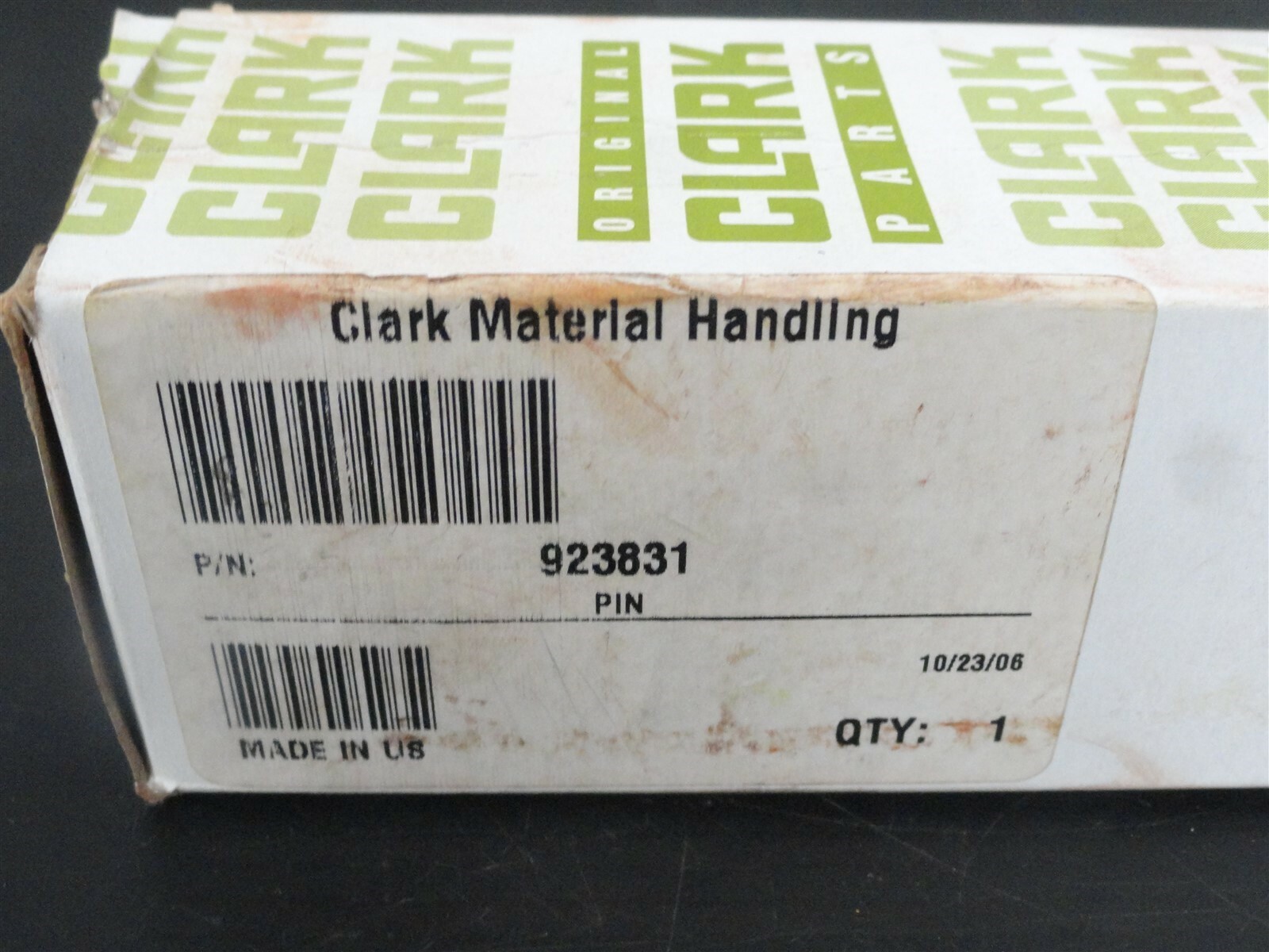 Genuine Clark Parts – 923831 REPLACEMENT PIN – AXLE – LOAD WHEEL