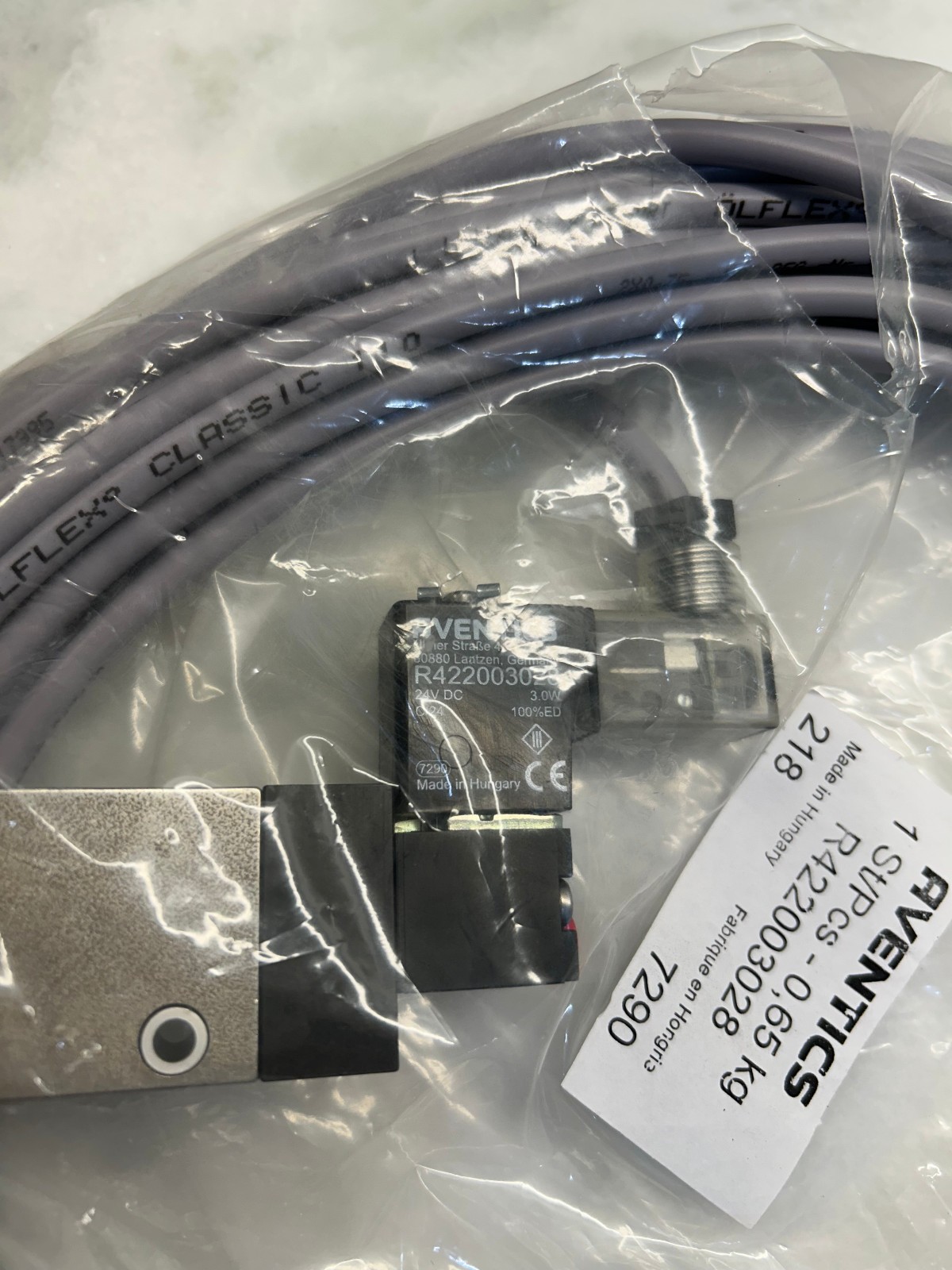 Aventics R422003028 Solenoid Coil, New in Package