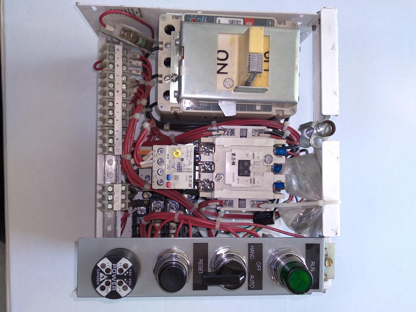 EATON SPO0570659 480V 65 RMS 10HP WD1 MCC 3P 120V HMCPS FT206 AN19DN0