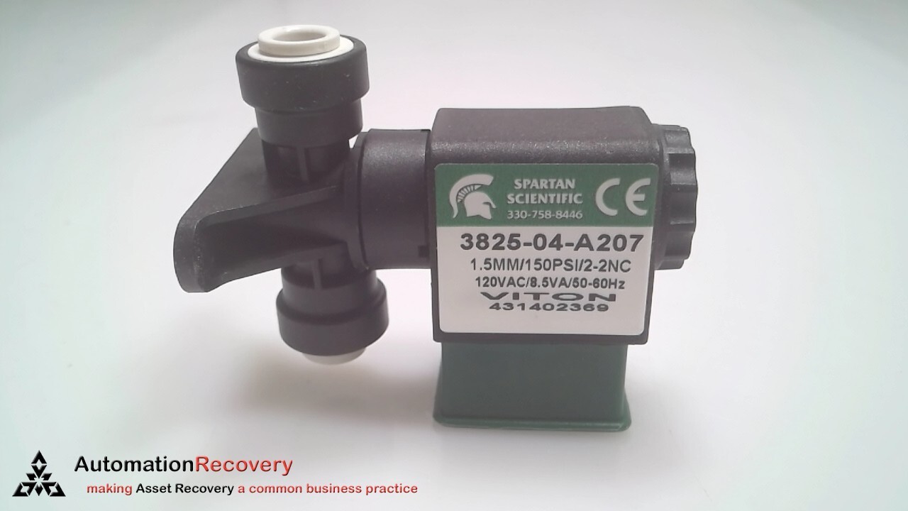 SPARTAN SCIENTIFIC 3825-04-A207 DIRECT ACTING VALVE, NEW #317191