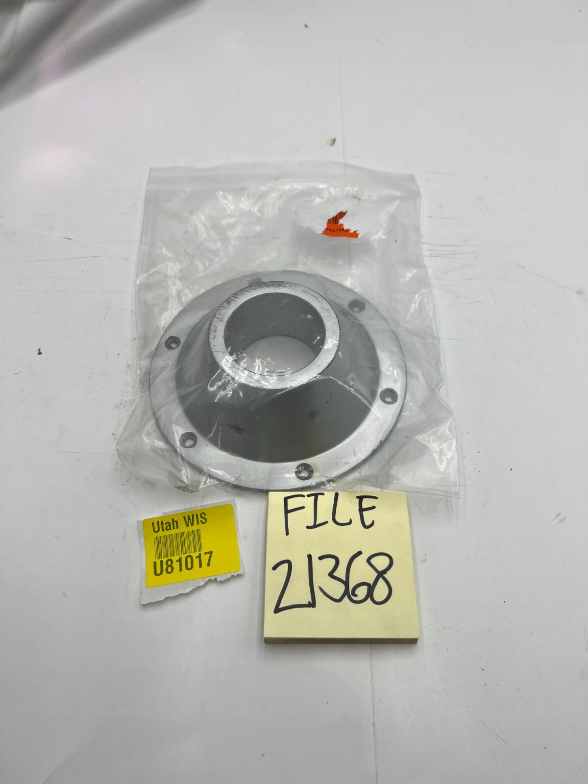 ITC 6 Bolt Hole Cover Cap / Raised Center / Silver