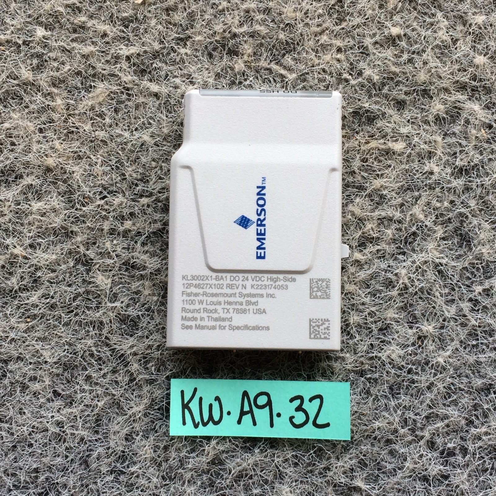 NOS EMERSON DELTAV KL3002X1-BA1 DO 24 VDC HIGH-SIDE CHARMS 12P4627 SE4302T01