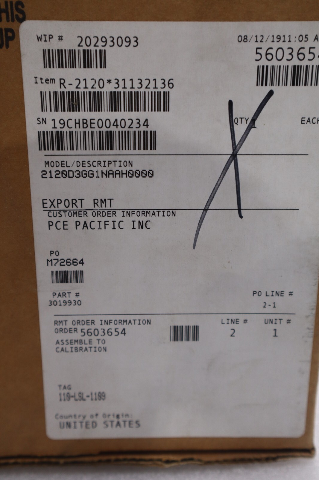 EMERSON ROSEMOUNT 2120 LEVEL SWITCH 2120D3GG1NAAH0000 NEW UNIT STOCK 5918