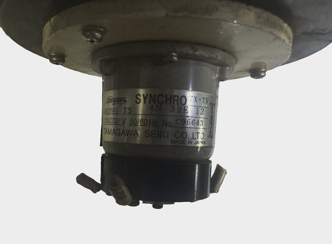 Tamagawa Seiki TS4N39E12 Synchro Motor Indicator Unit 220V TX/TR