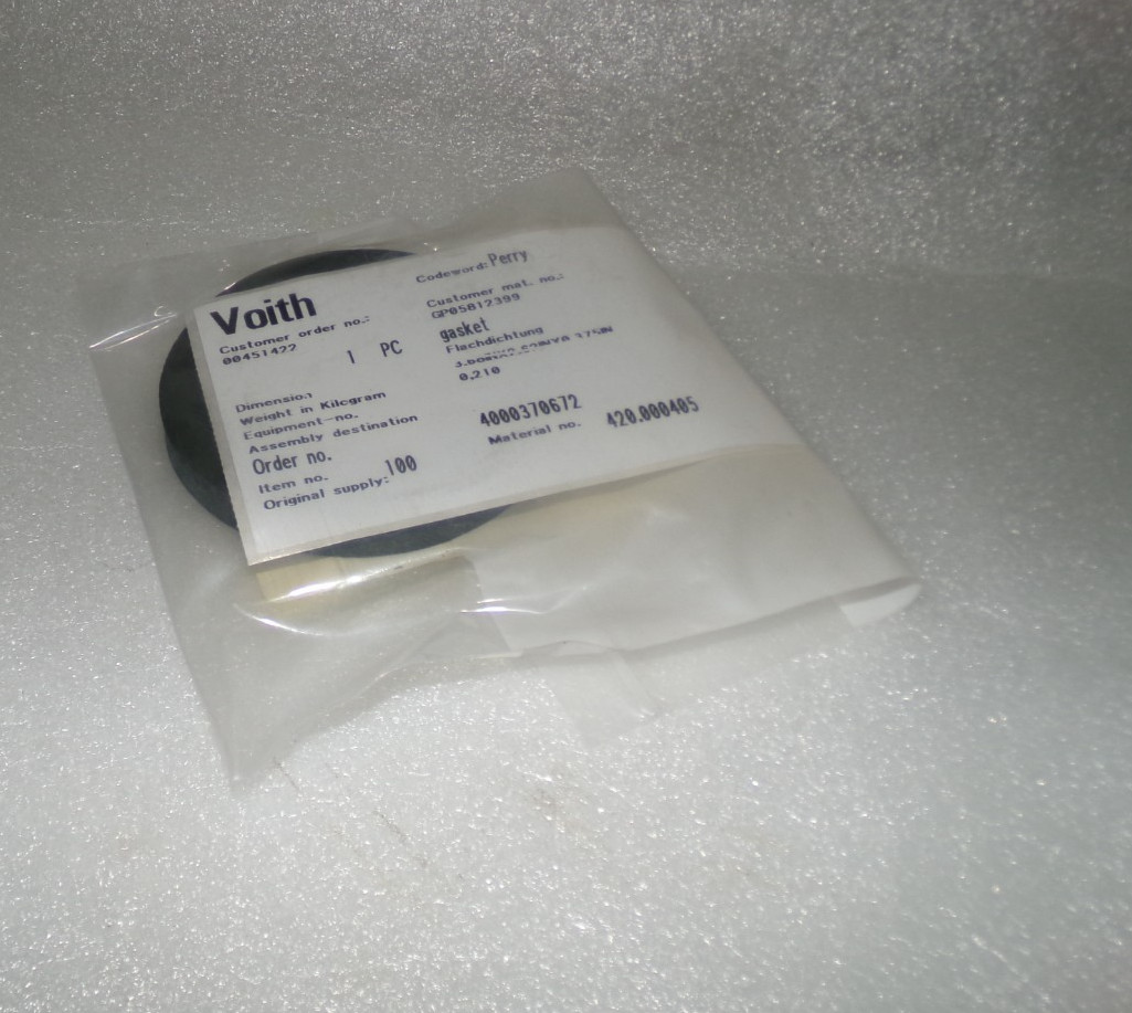 Voith 4000370672 Gasket 3.68″ X 2.50″ X3.75″ Seal NEW
