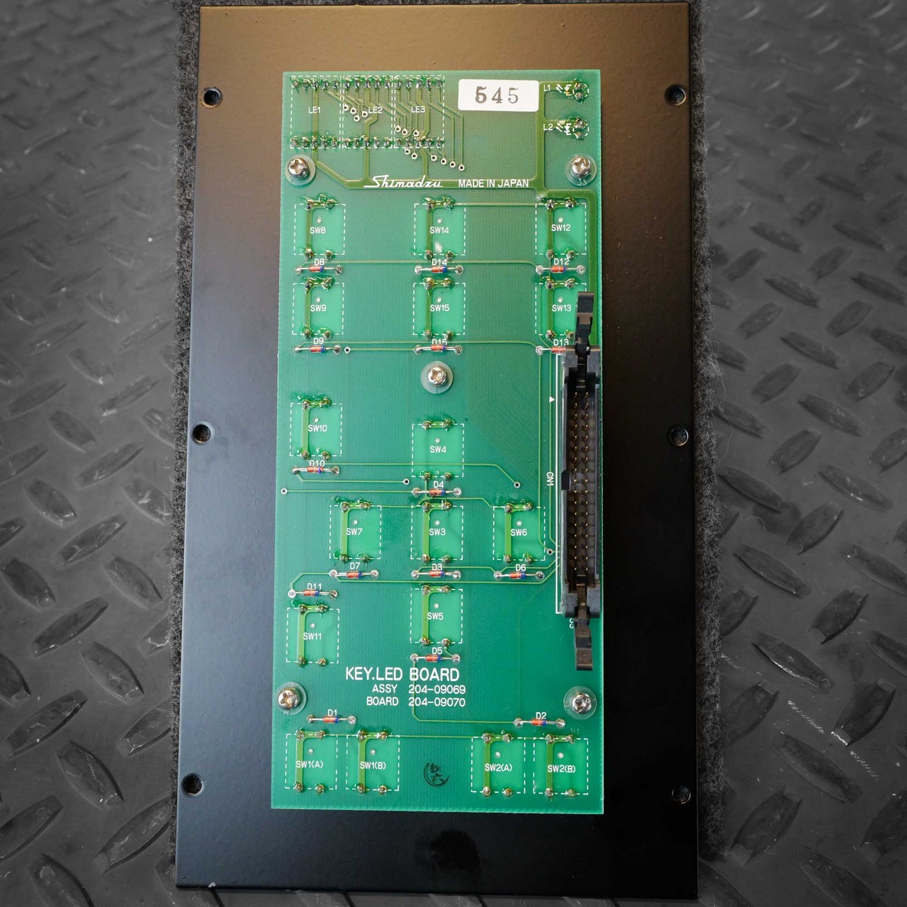 Shimadzu ASC-5 Autosampler Keypad Board 204-09069