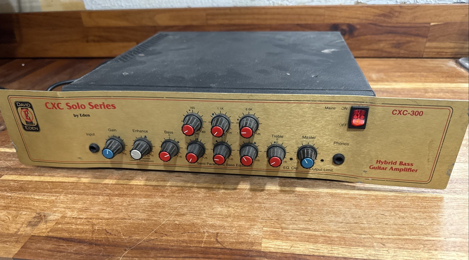 David Eden CXC Solo Series Hybrid Bass Guitar Amplifier W Power Cord Working