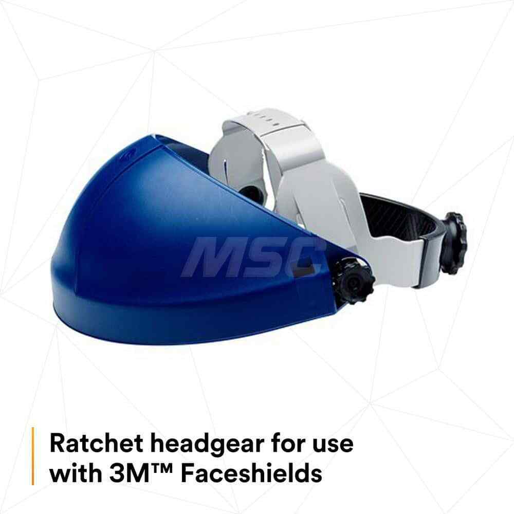 3M 7000002290 Thermoplastic Ratchet Adjusted Headgear Blue