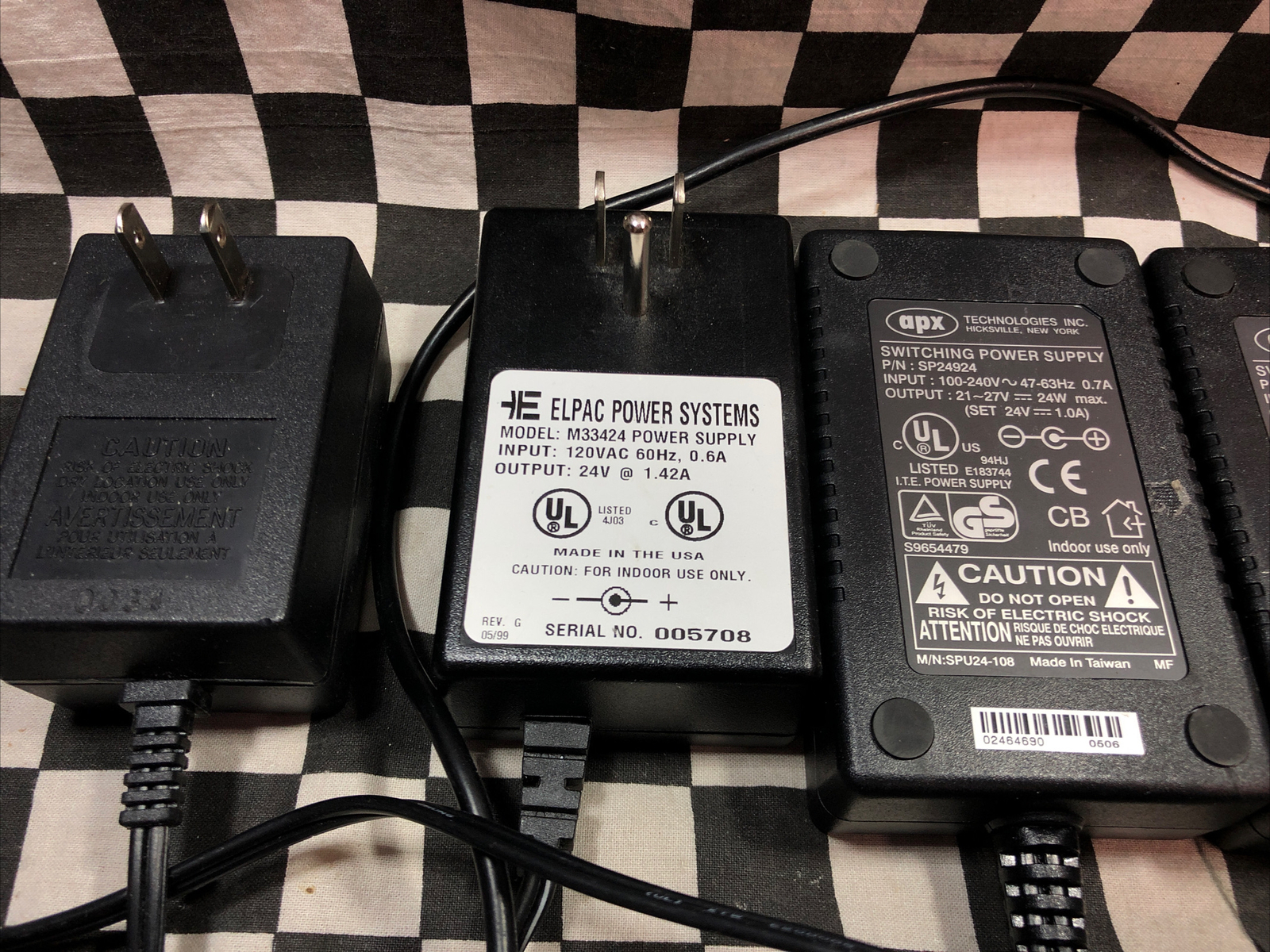 POWER SUPPLY SC102TA2403B01, M33424, SP24924, PSAA60W-240, LOT OF 8, SHIPSAMEDAY
