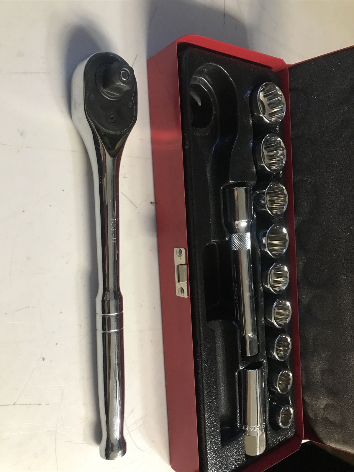 1/2-Inch Drive Socket Wrench Set, 12-Piece Klein Tools