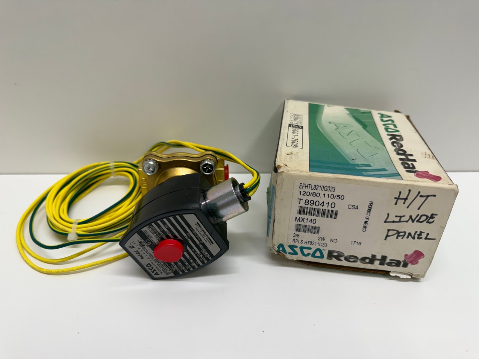 NEW OLD STOCK! ASCO 110/120V 125PSI 10.1W SOLENOID VALVE EFHTL8210G033