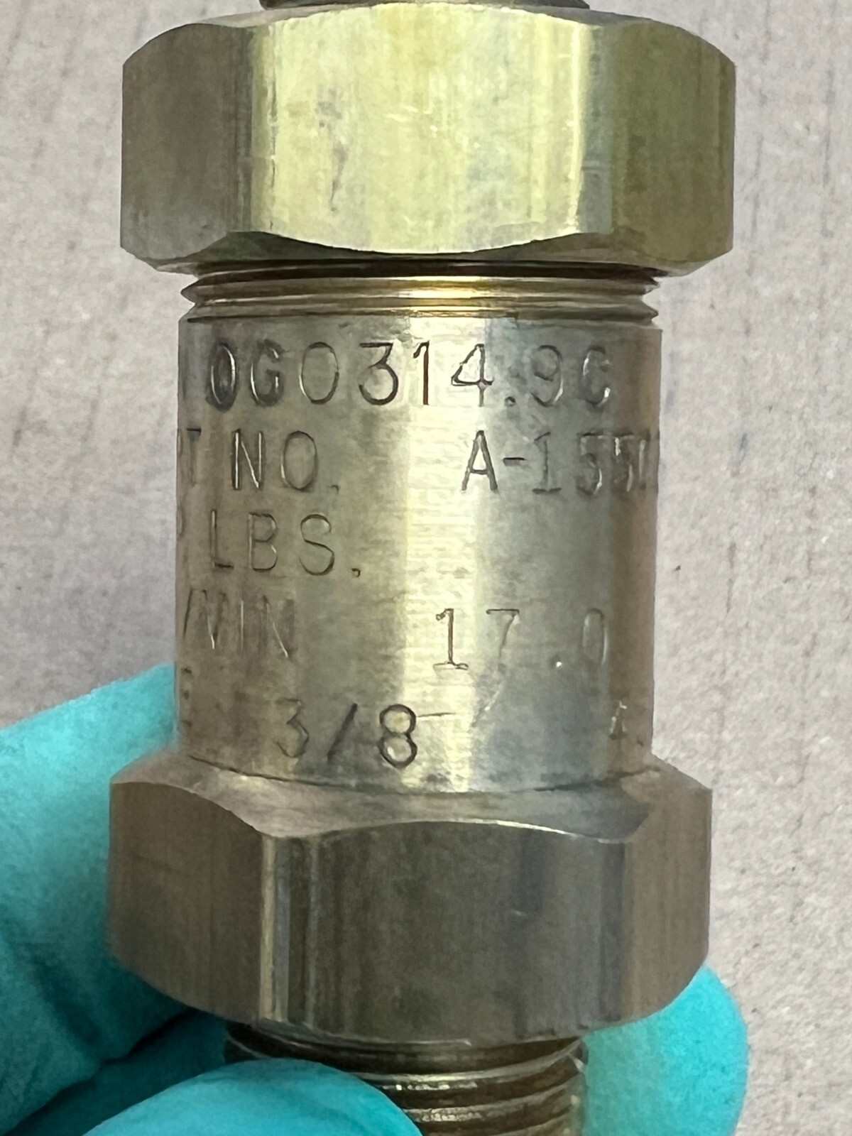 Mueller Industries AJ15502 450 Pound Pressure Relief Valve (New Old Stock)
