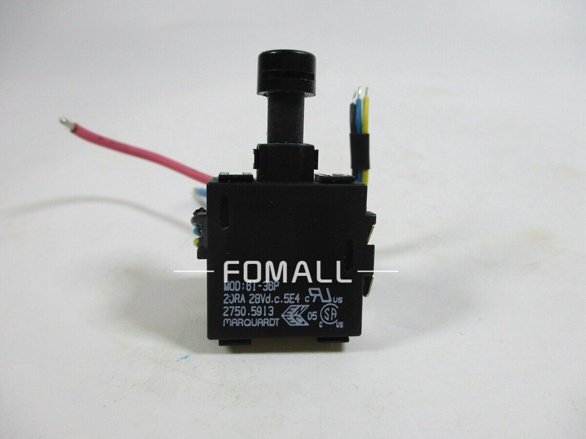 1x New For Marquardt 61-36P 20RA 28VDC 2750.5913 Electric Drill Switch