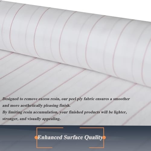High Temp Release Cloth for Epoxy Resin & Gel Coat – Peel Ply Fabric 40″x4.38yd