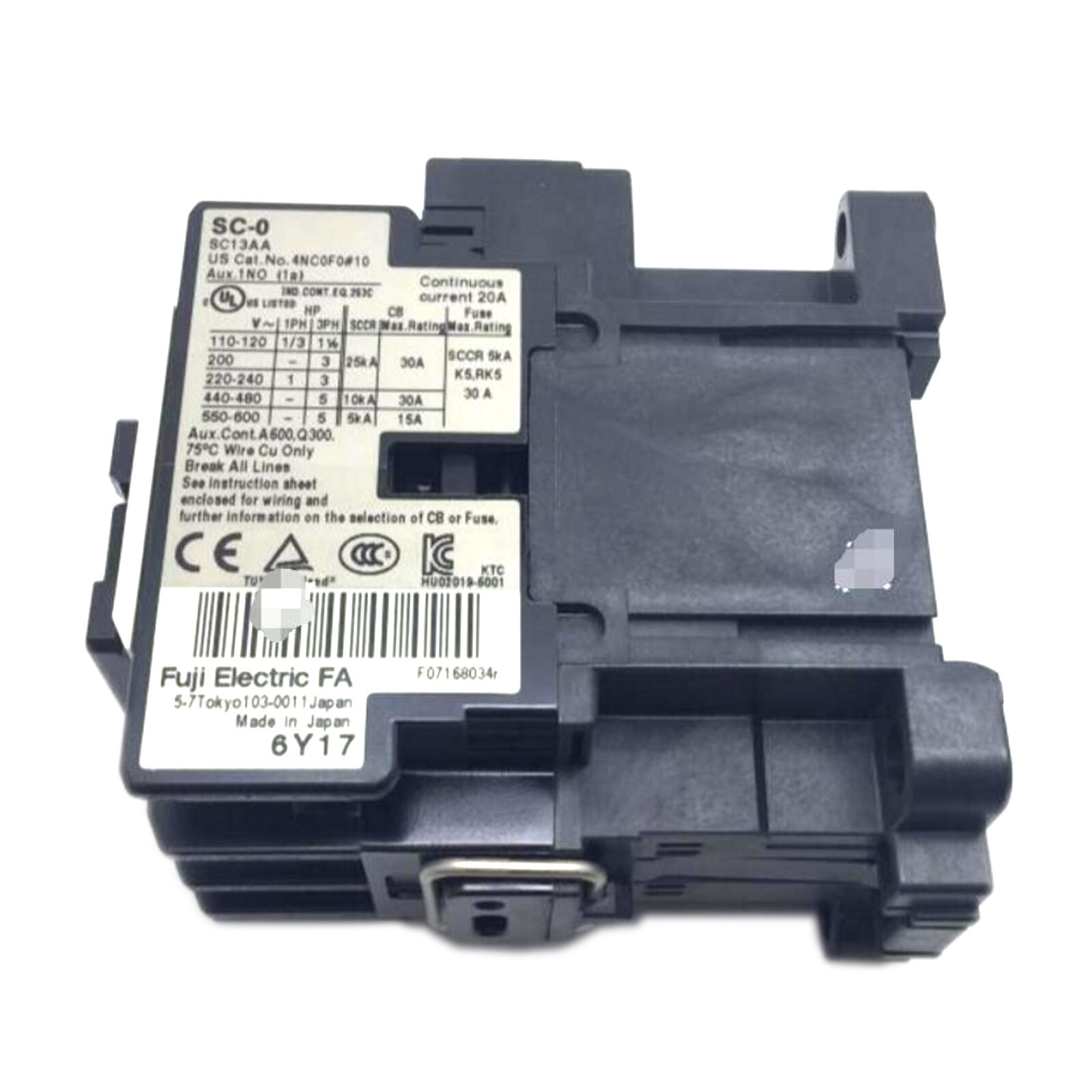 1PC Fuji AC Contactor SC-0 AC220V