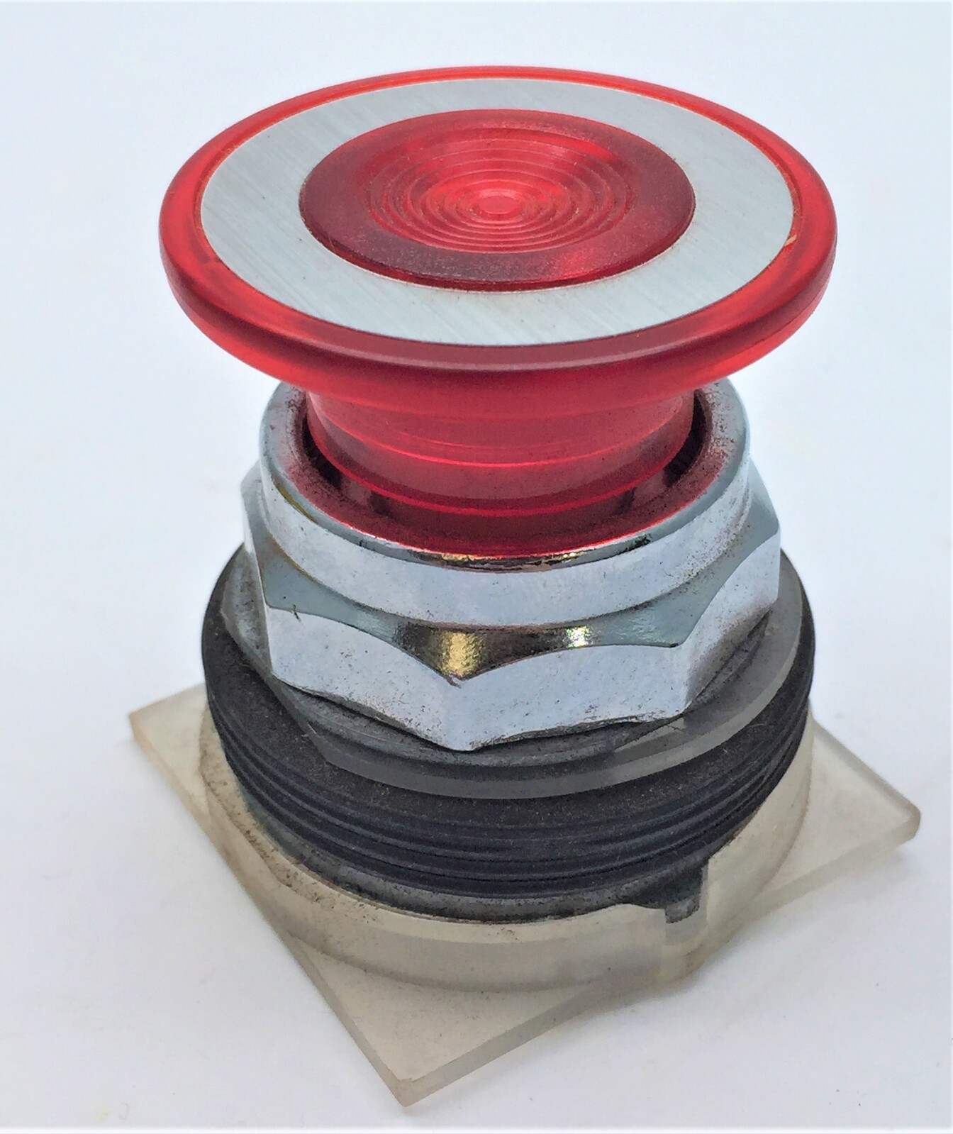 Schneider Square D 9001KR9R Push Pull Operator J Serie Red Lens Telemecanique