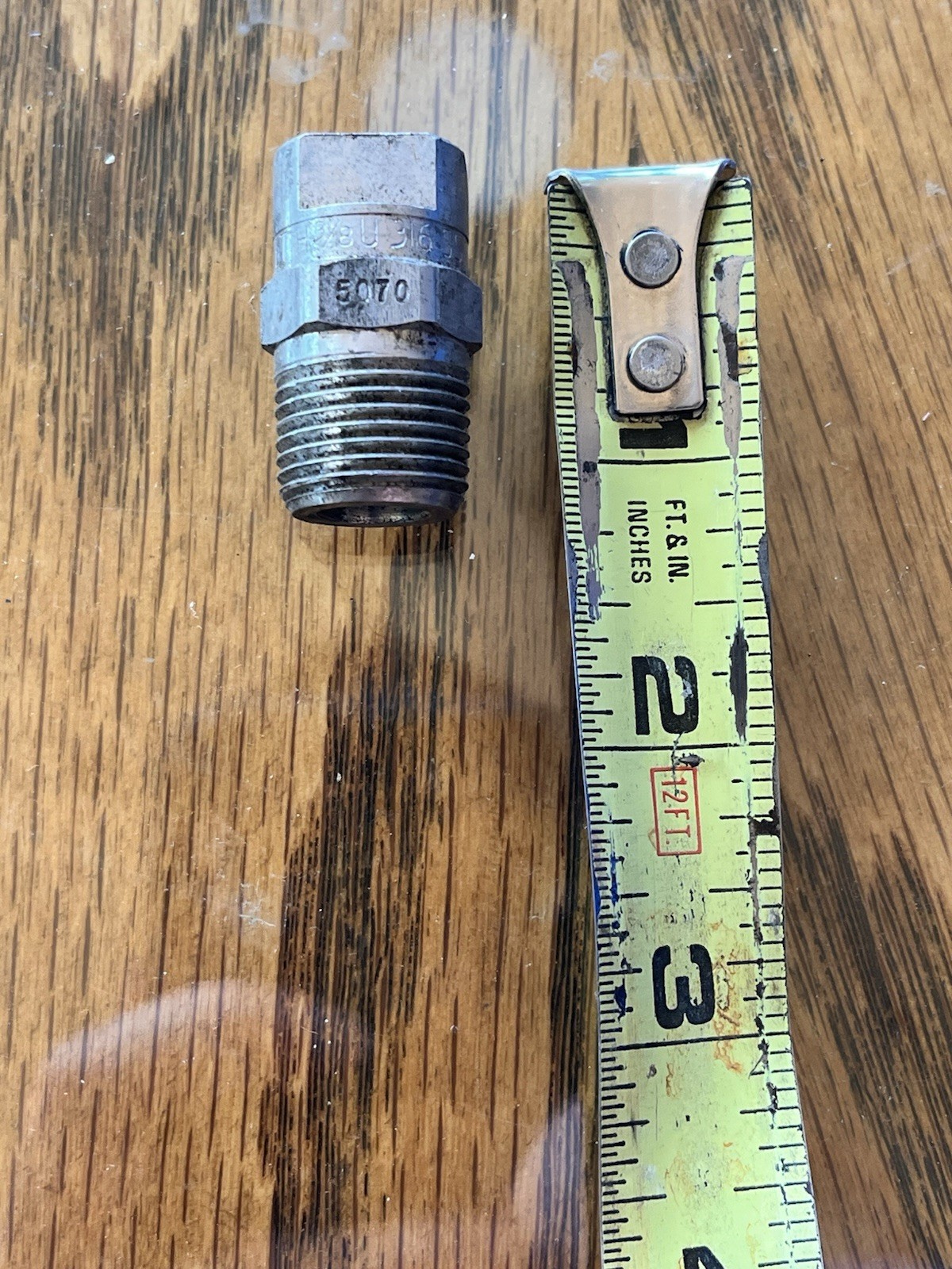 LOT S.S. Co. VEEJET H3/8U Air Nozzles 316SS Mod 5070