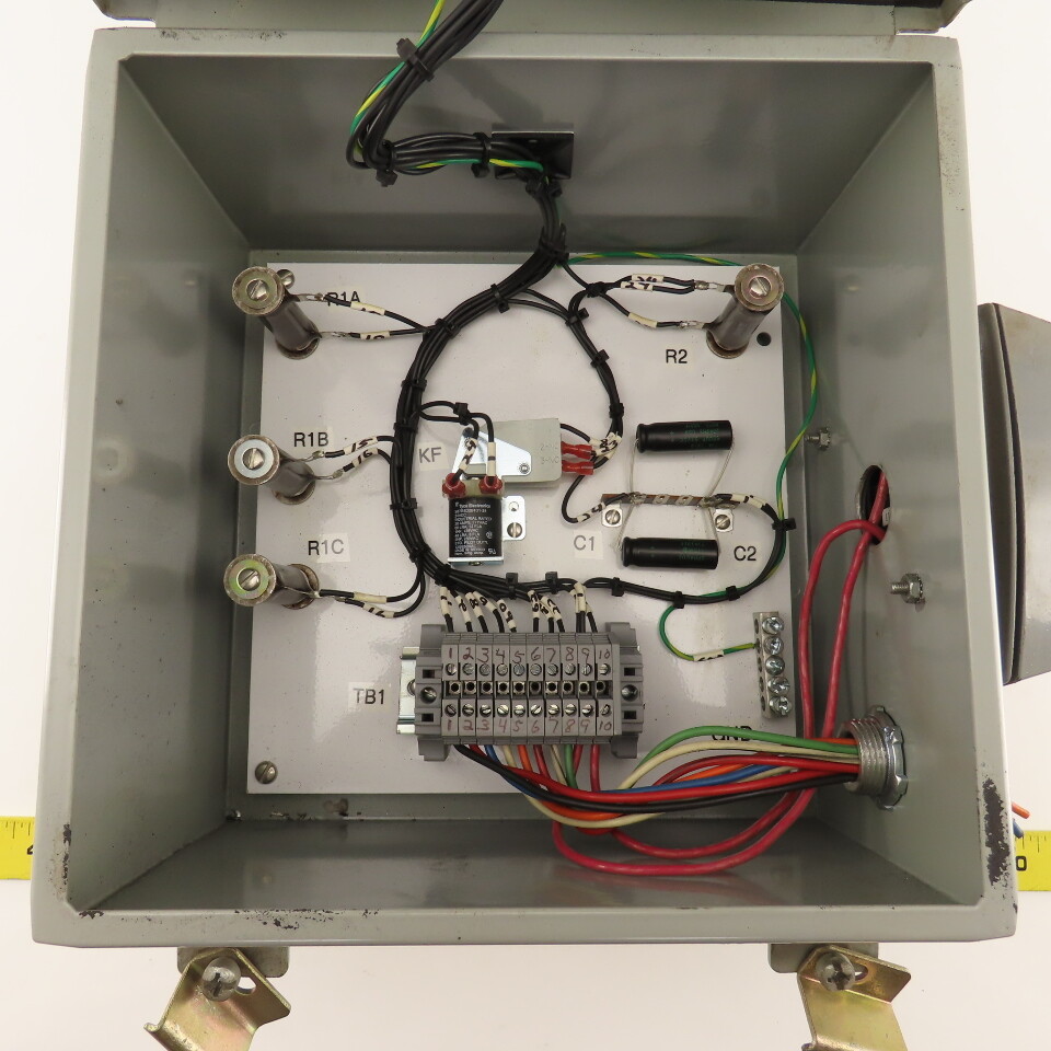 OS Walker Company BXM 4121 Display Section Controls Operator Interface