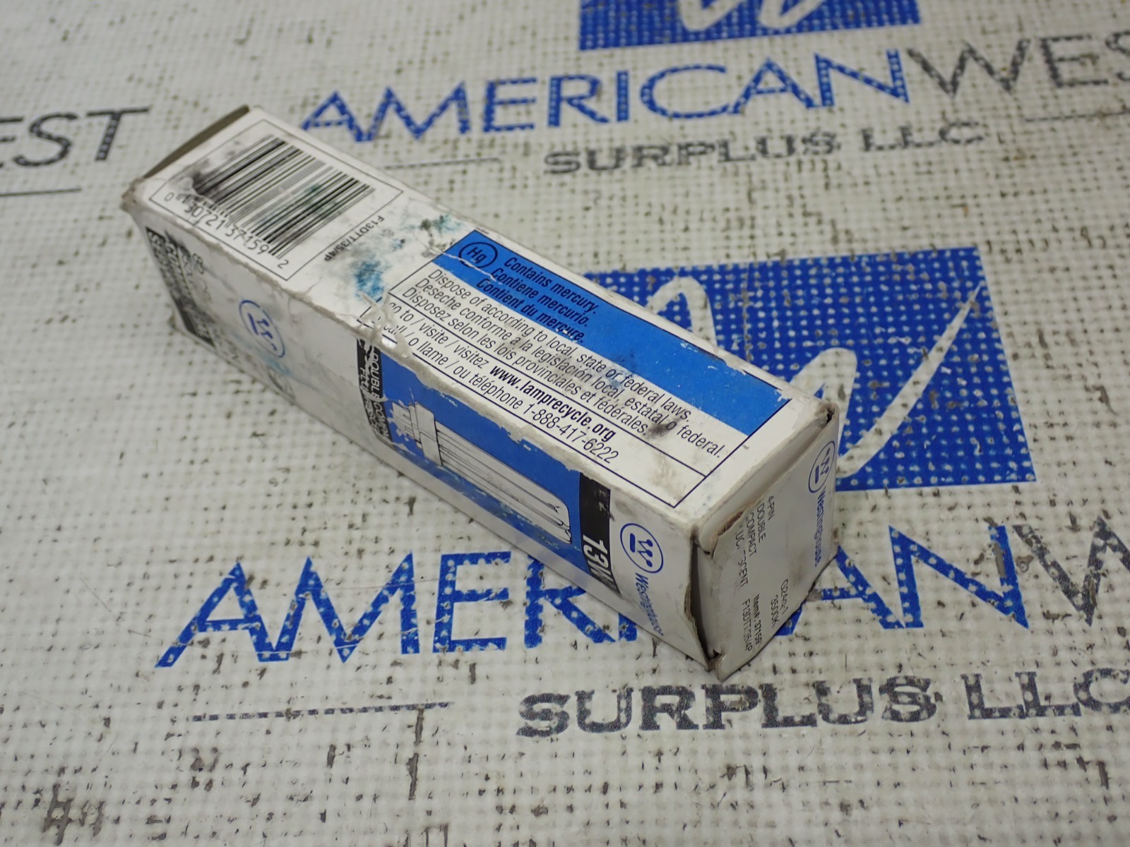 Westinghouse F13DTT/35/4P 13W Double Compact Fluorescent G24q-1 4 Pin