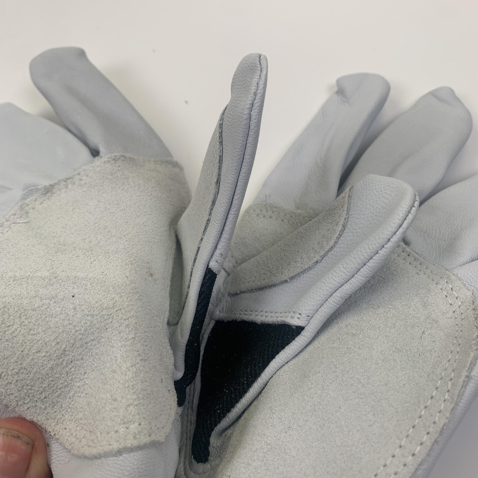 Tillman TrueFit 1470XL Top Grain Goatskin Work Gloves X-Large Gray Black Safety
