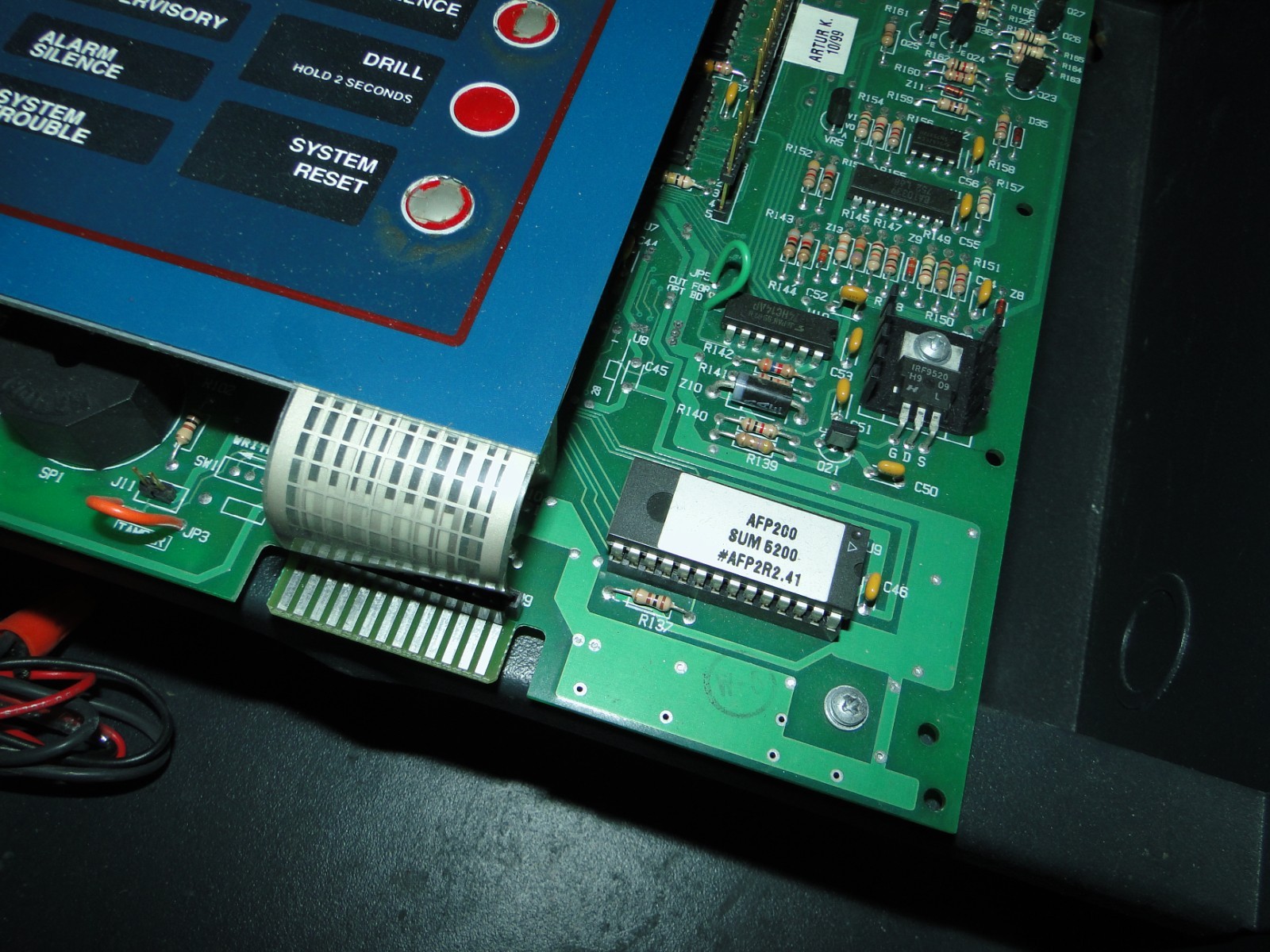 Chemetron Micro 200-I Intelligent Fire Detection and Alarm System Untested READ