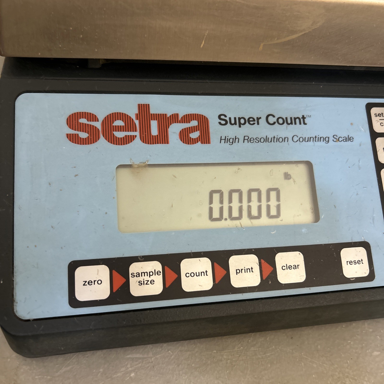 Setra Super Count Scale 50000G 110 Lbs – High Resolution Counting Scale