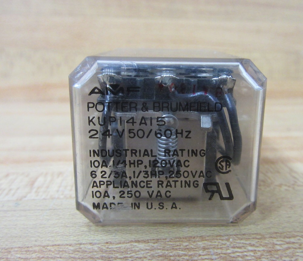 Potter & Brumfield KUP-14A15-24V Relay KUP-14A1524- (Pack of 3)
