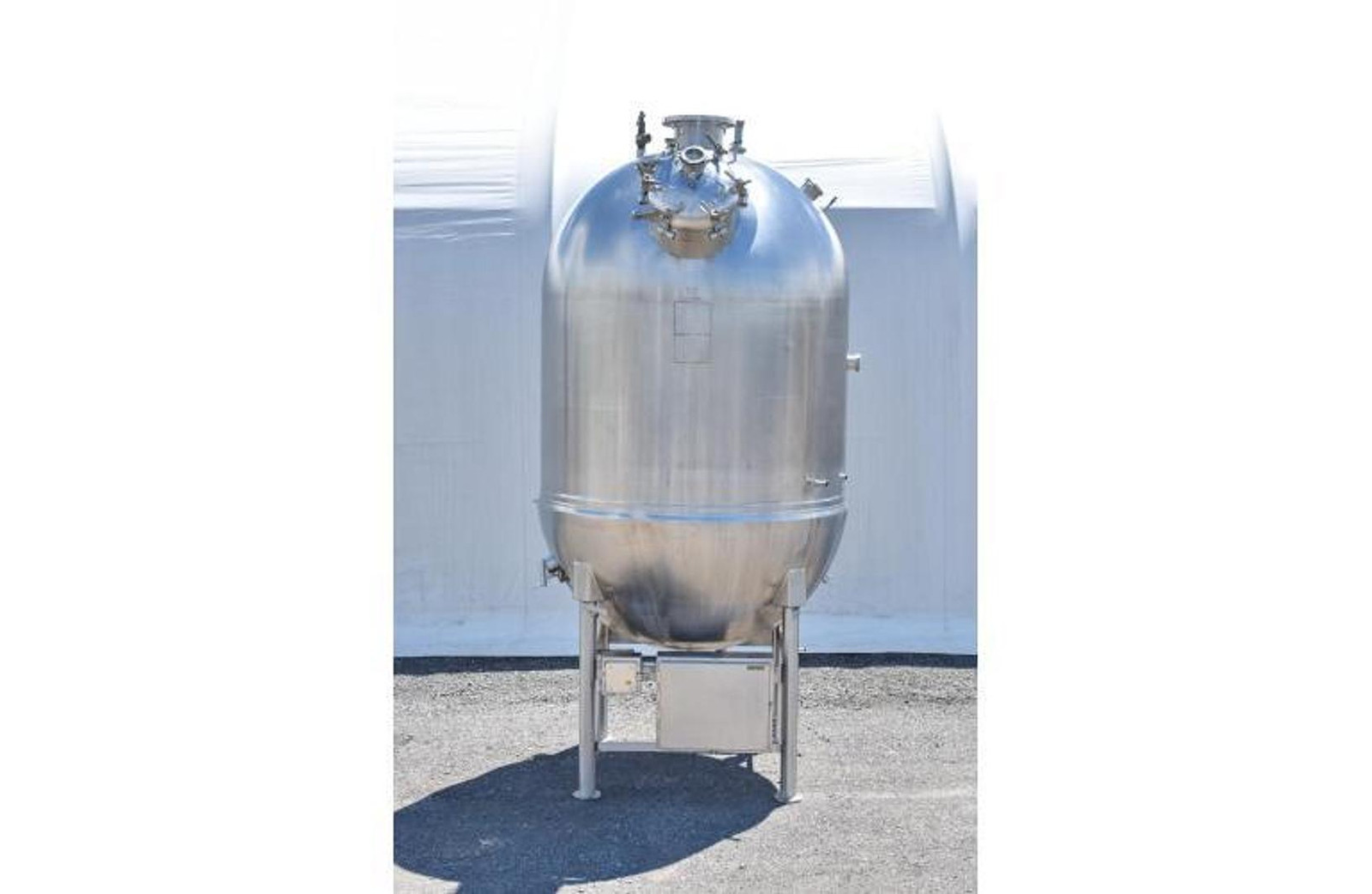 Used Hamilton 500 Gallon Jacketed Tank (Kettle), Full Vacuum / Evaporator
