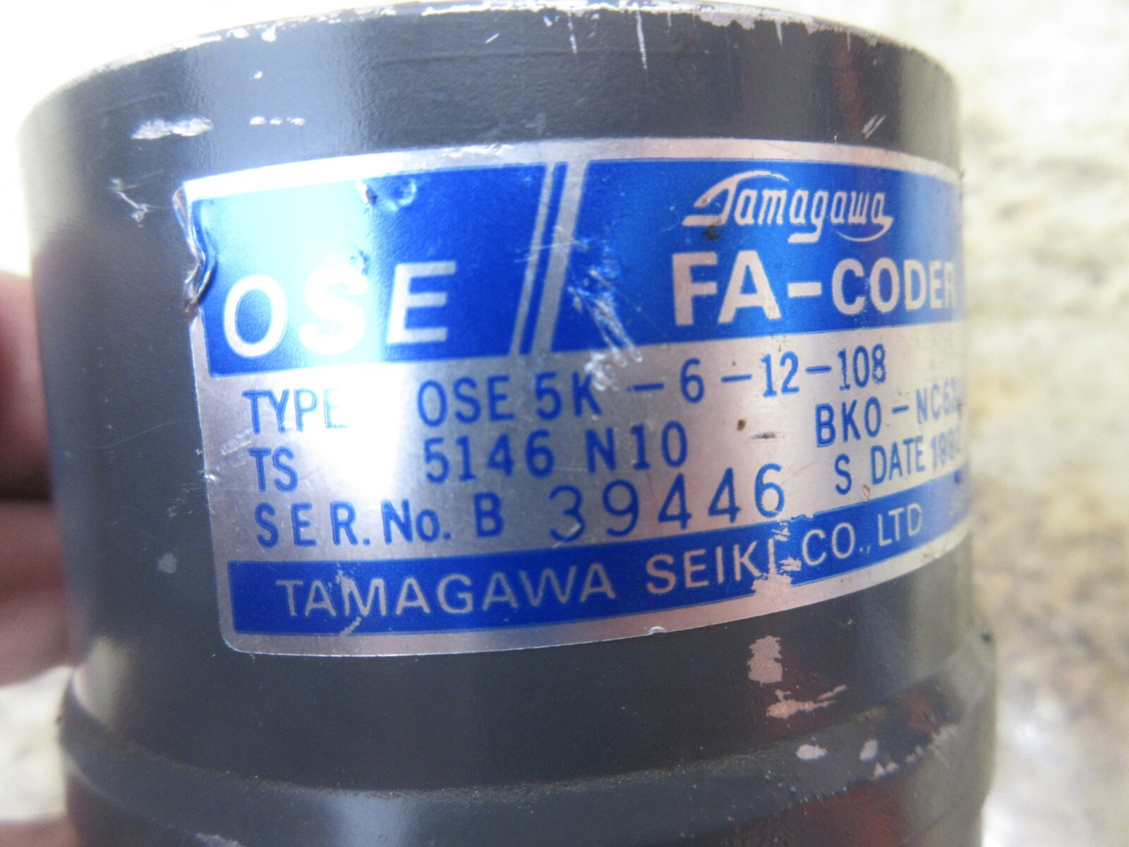 TAMAGAWA FA-CODER OSE OSE5K-6-12-108 TS 5146 N10 BKO-NC6214