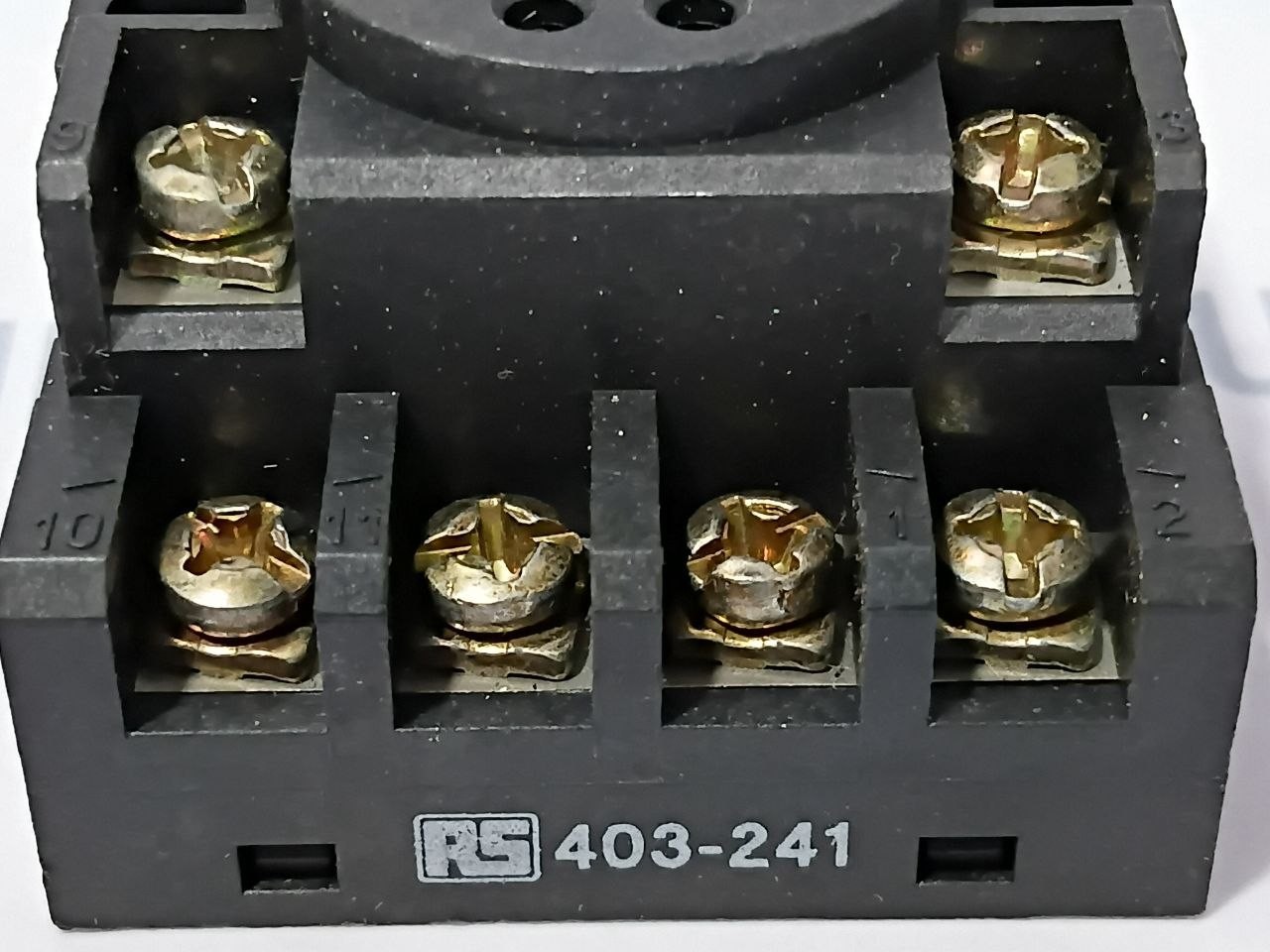 RS 403-241 11 Pin Relay Socket Base