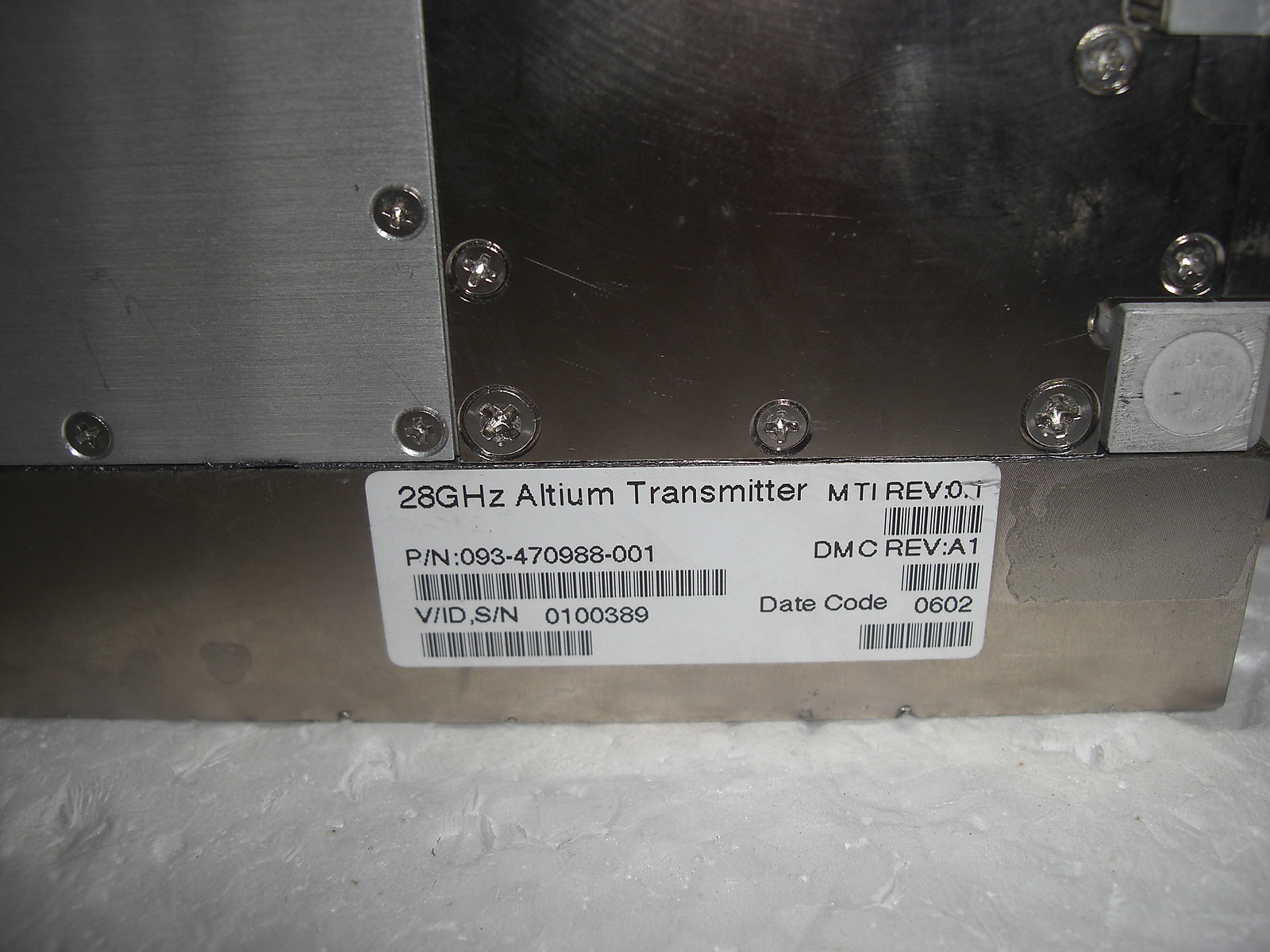 #A DMC stratex 28GHz MX RF plugin & transmitter & receiver
