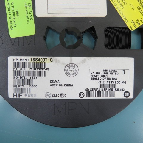 ONSEMI 1SS400T1G Qty of 1100 per Lot High-Speed Switching Diode SOD-523