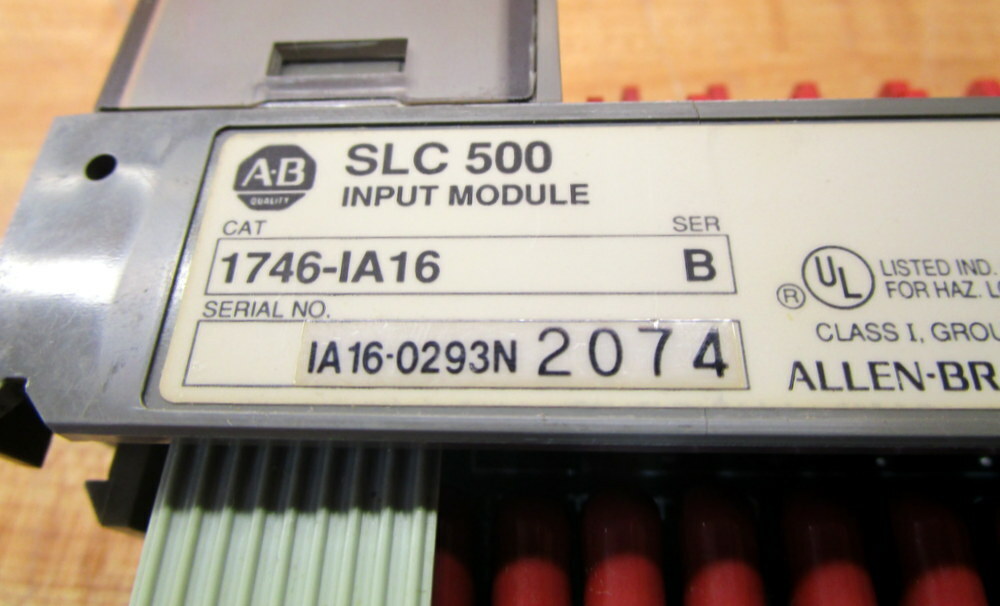 Allen Bradley 1746-IA16 Module 1746-1A16 Ser.B W/O Door