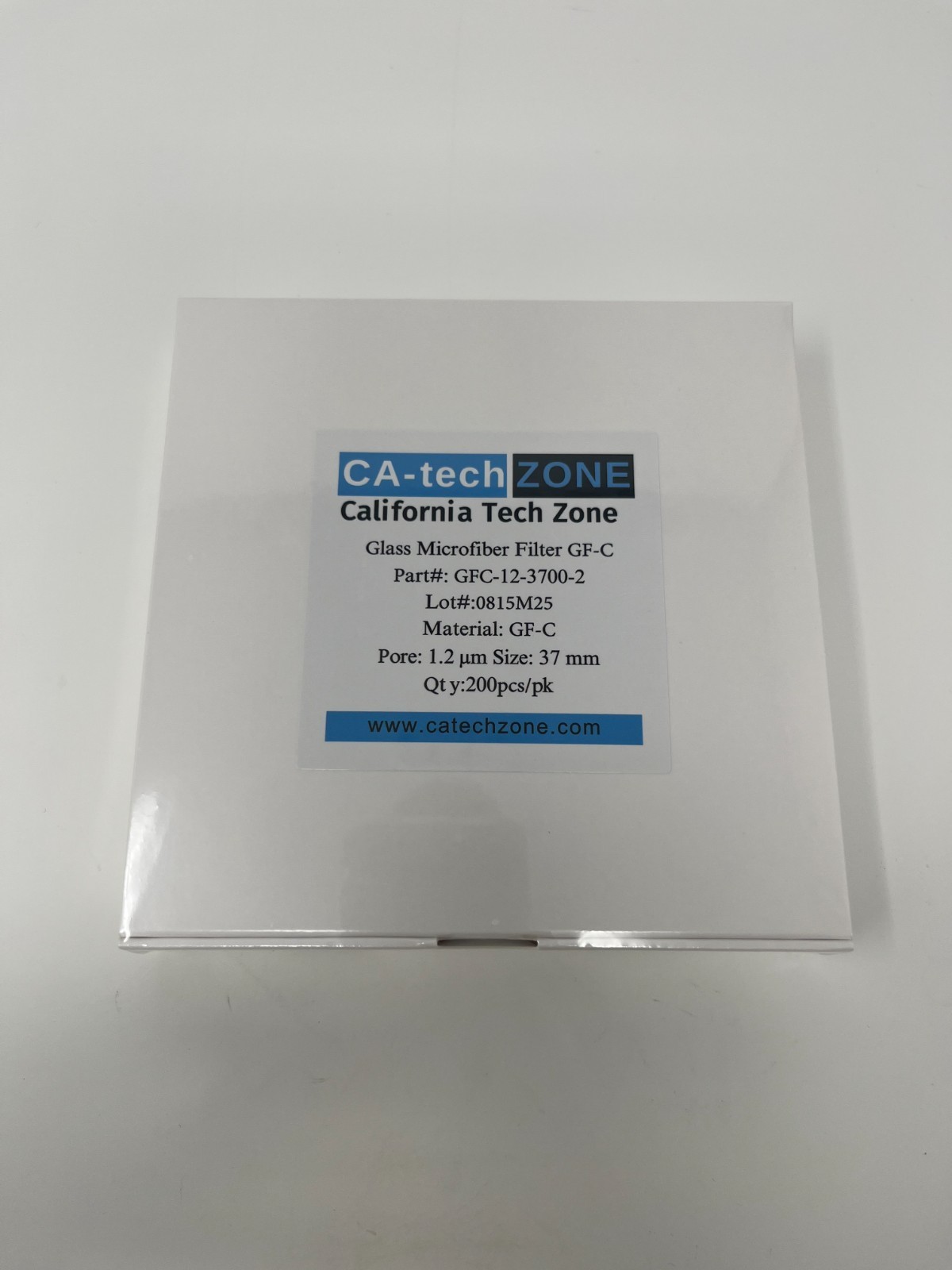 Glass Microfiber Filter Grade: GF-C (1.2μm)37 mm 5x(200/pk) (total: 1000/box)