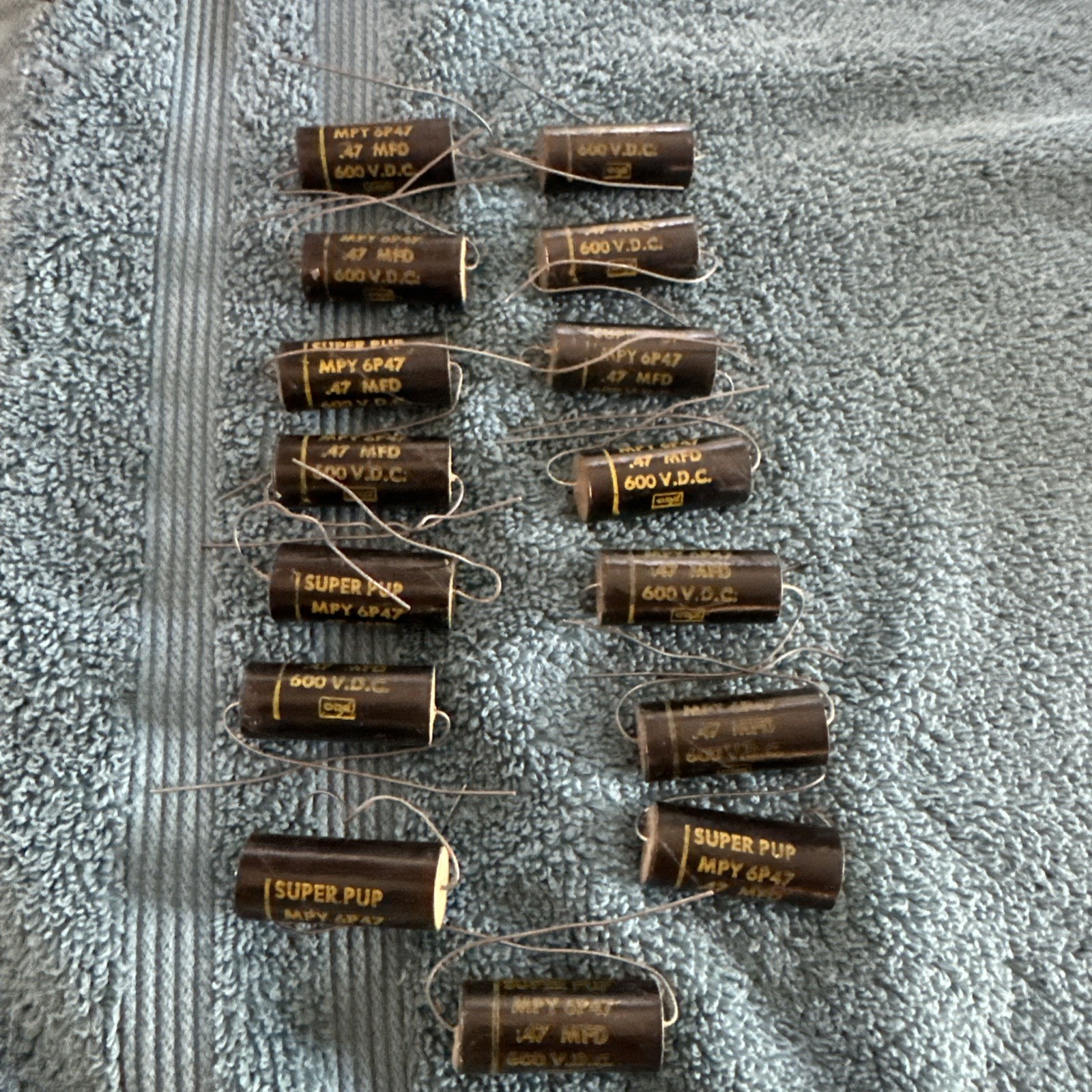 CORNELL-DUBILIER CDE SUPER PUP MPY6P47 CAPACITOR .47MFD 600VDC MYP 6P47 E1