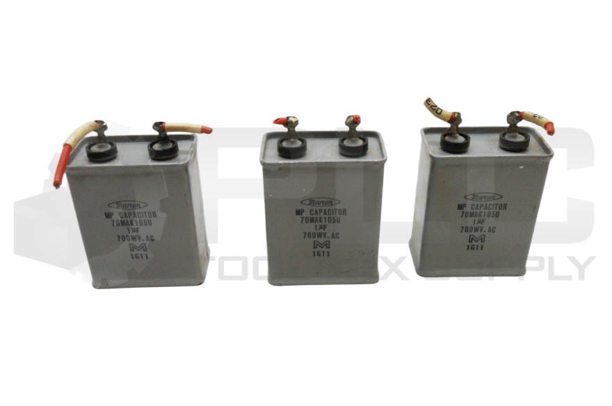 LOT OF 3 MARCON 70MAK105U CAPACITOR 700W VAC