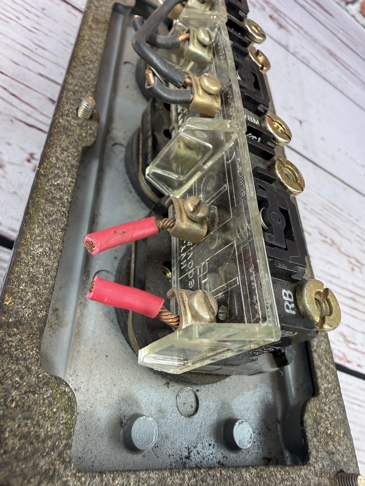 Vintage Allen-Bradley AB 800T Open Close Stop Push Button Control Station Heavy