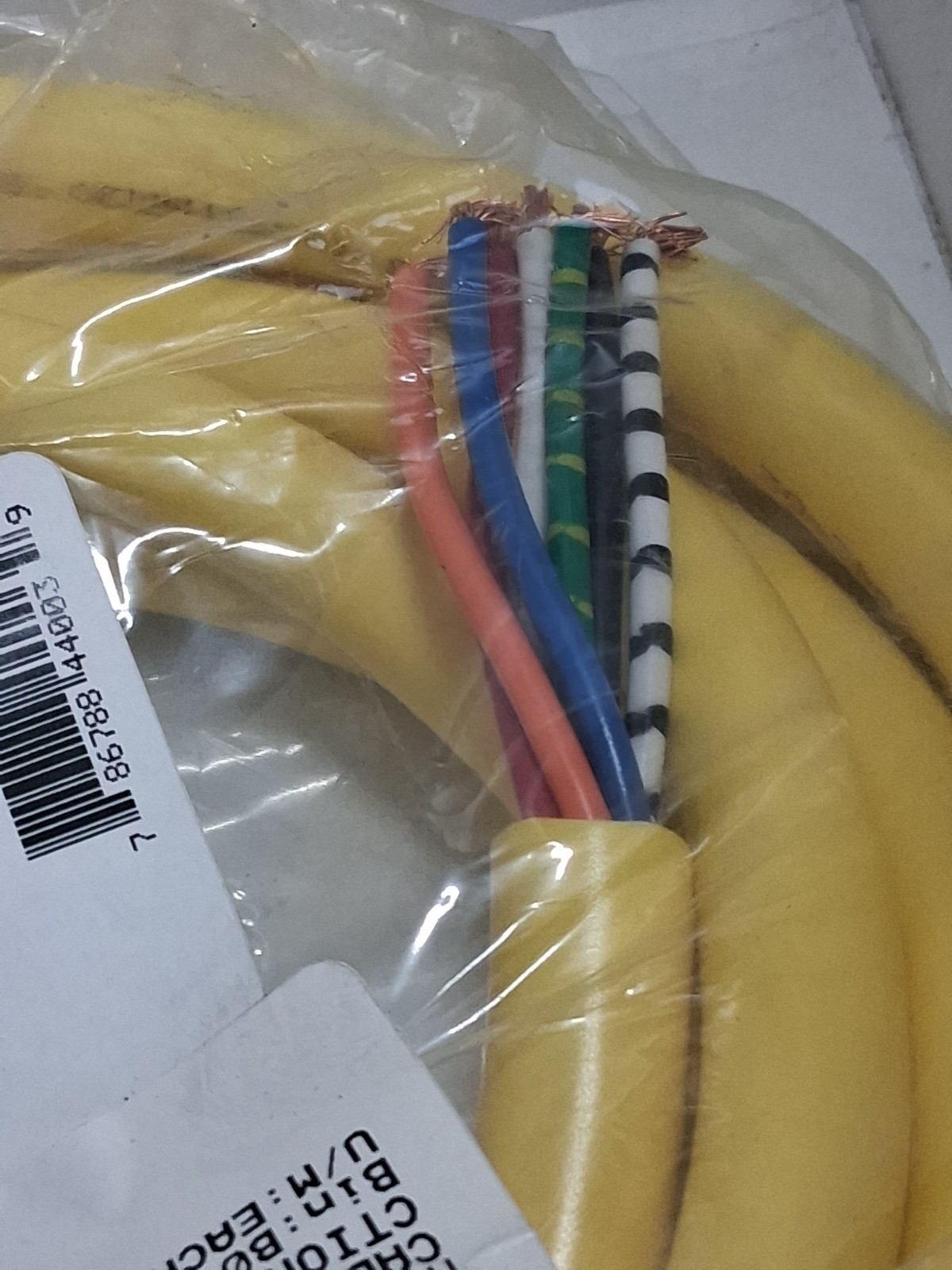 WOODHEAD BRAD CONNECTIVITY 1300070102 CORDSET 7P FEMALE 12′ AWG PVC NIB