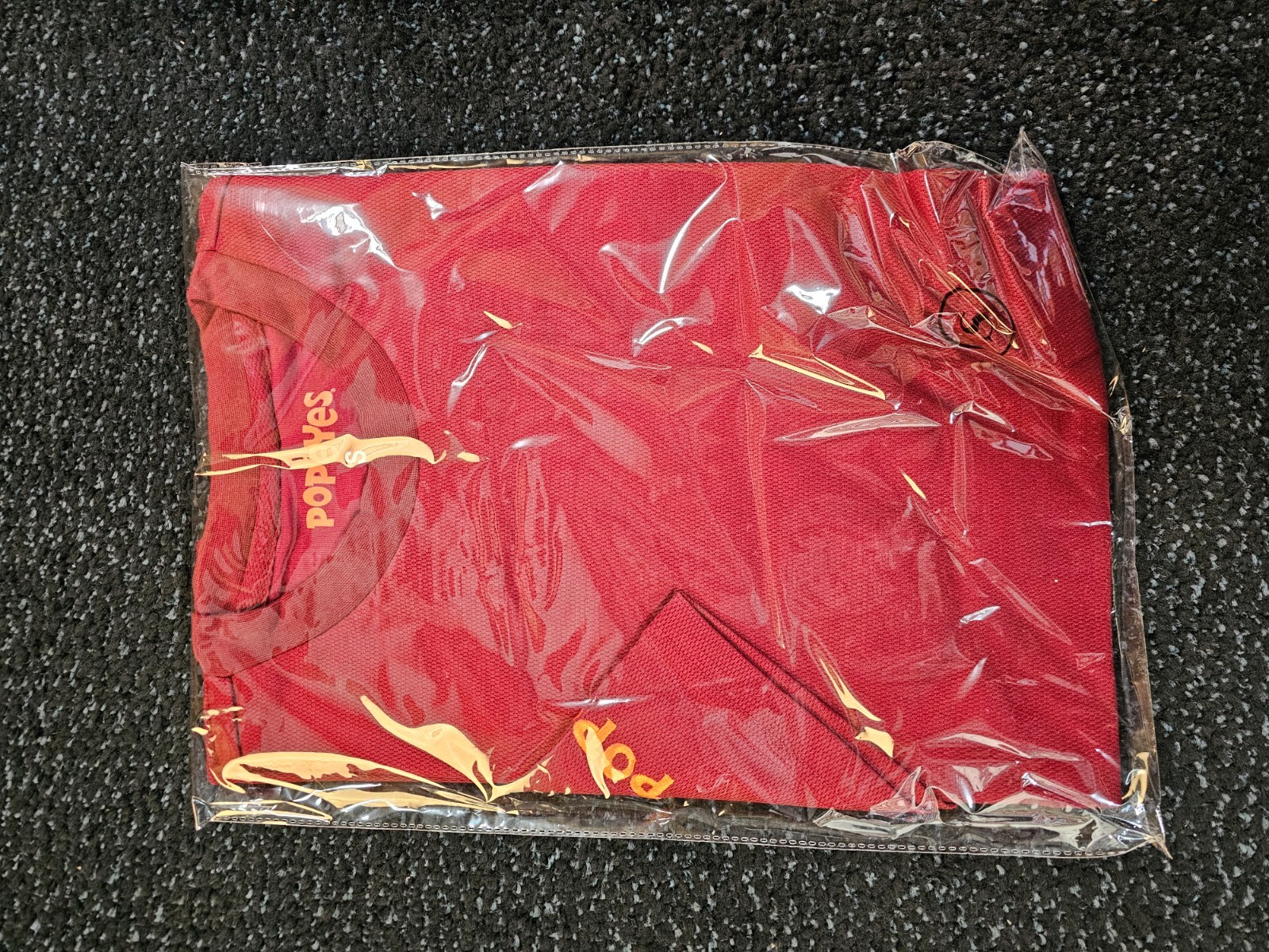(QTY 20) CSE PU-07B2S Popeyes Louisiana Kitchen Unisex Crew T-Shirt Size Small